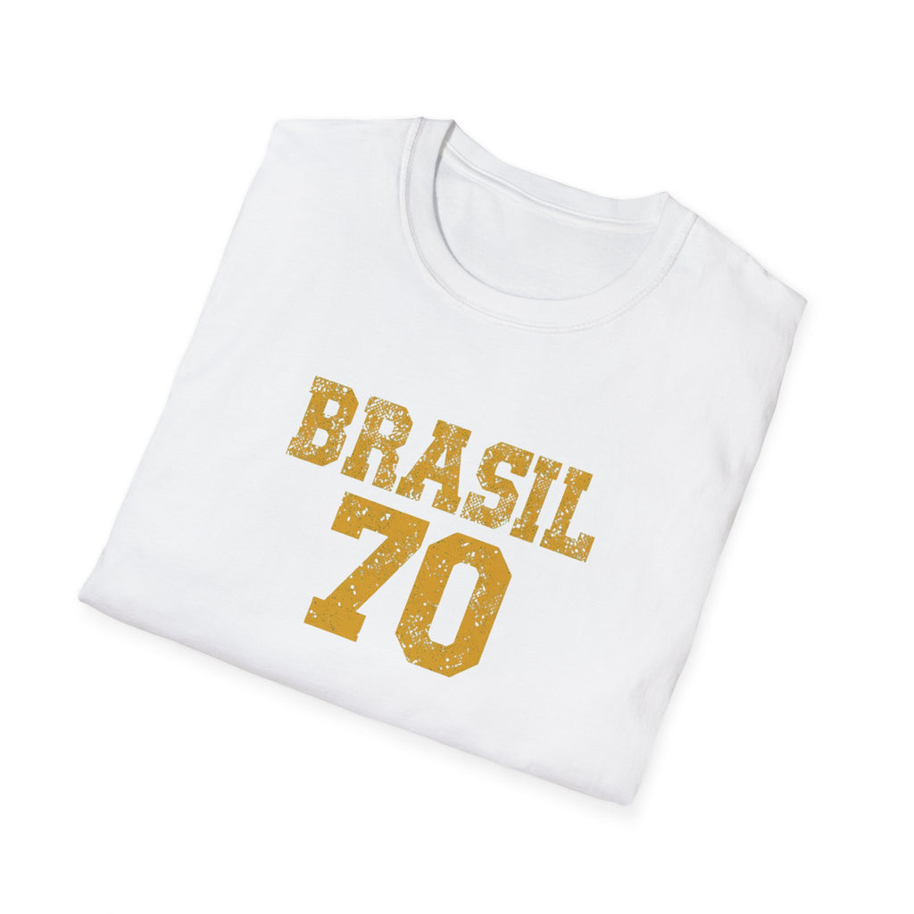 Brasil 70 T-Shirt | Vintage Sports Jersey Number