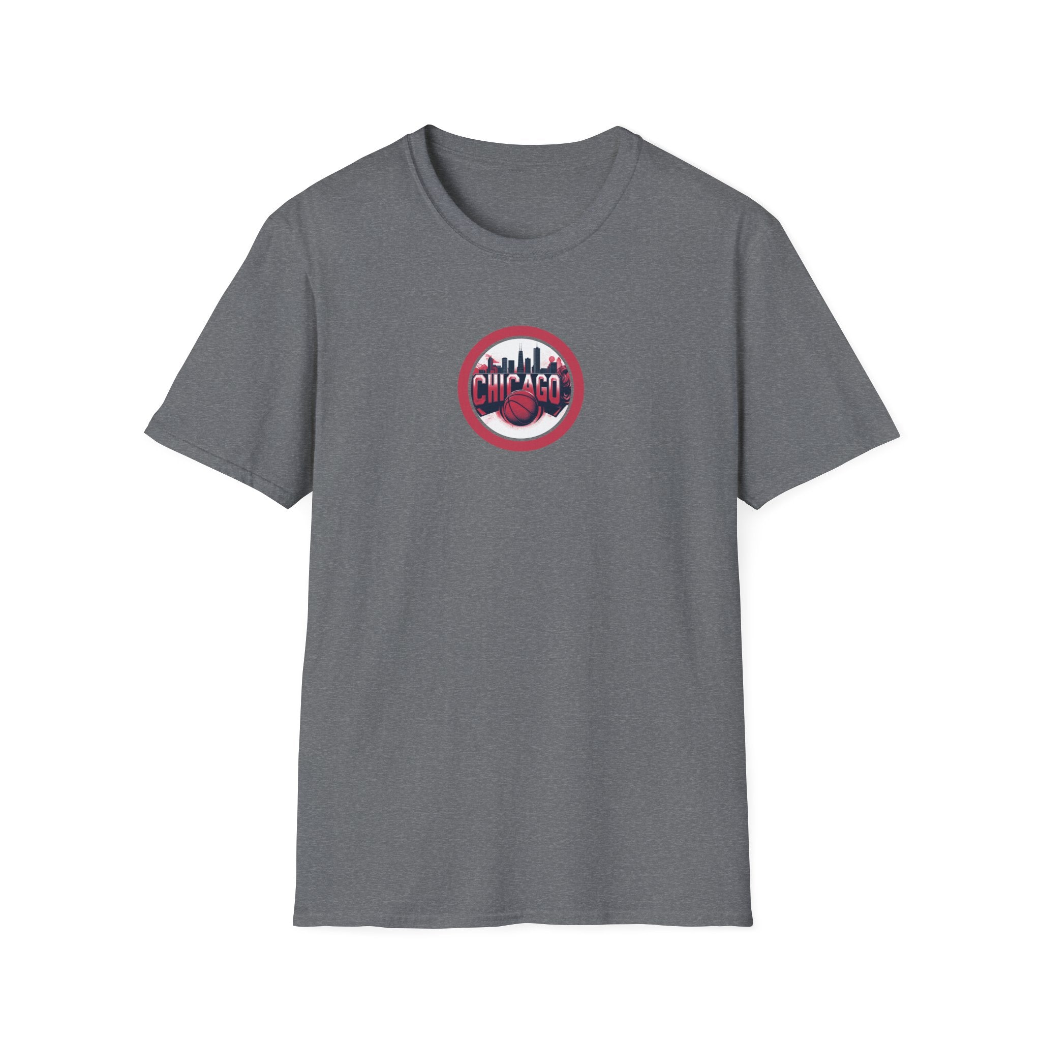 Chicago Skyline Circle Logo T-Shirt | Cityscape Graphic Tee