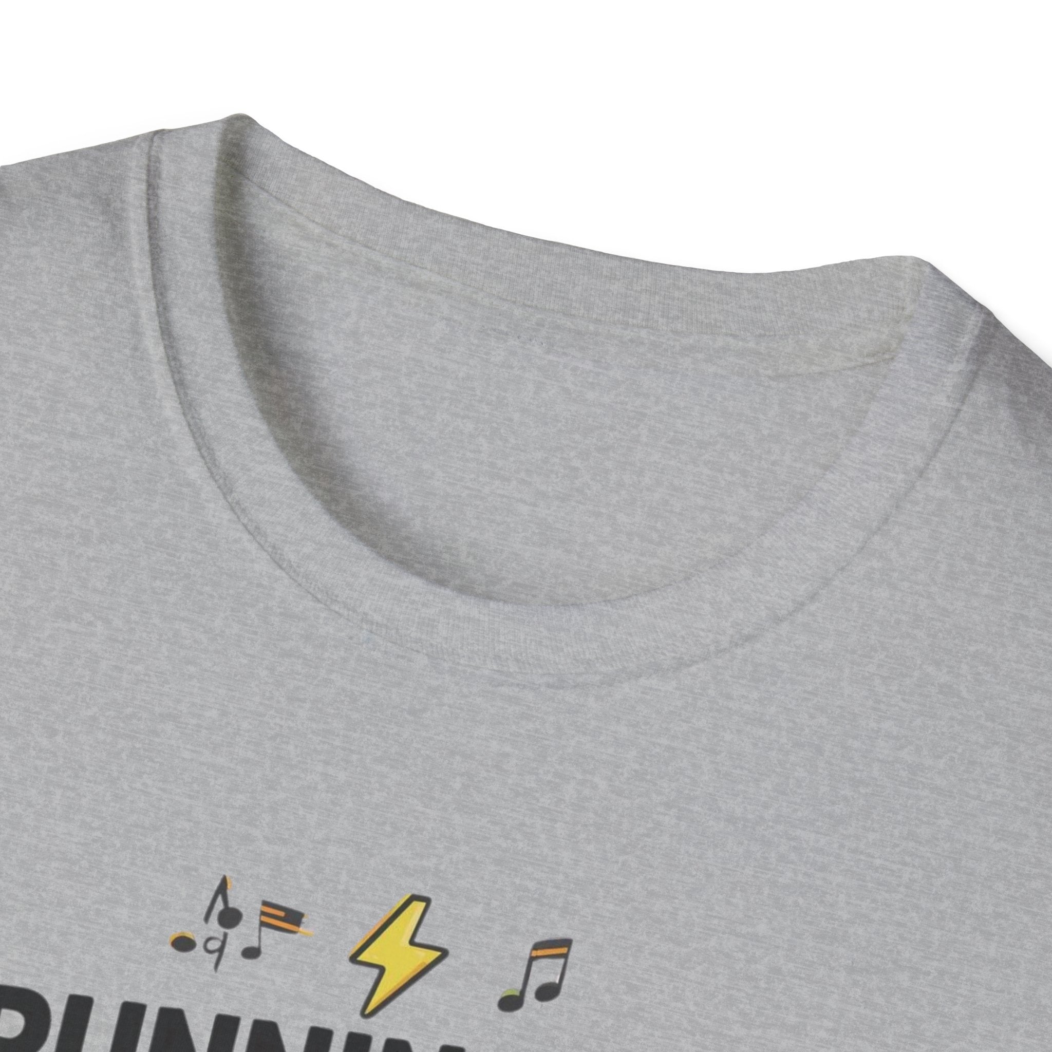 Running on Bytes and Vibes T-Shirt — Retro Tech Austin Graphic Tee