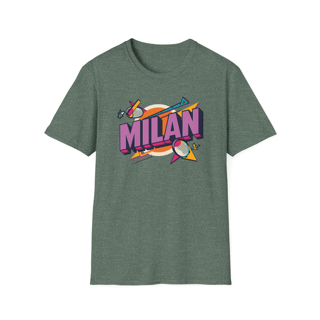 Milan Retro Graphic T-Shirt — 80s Pop Art City Design