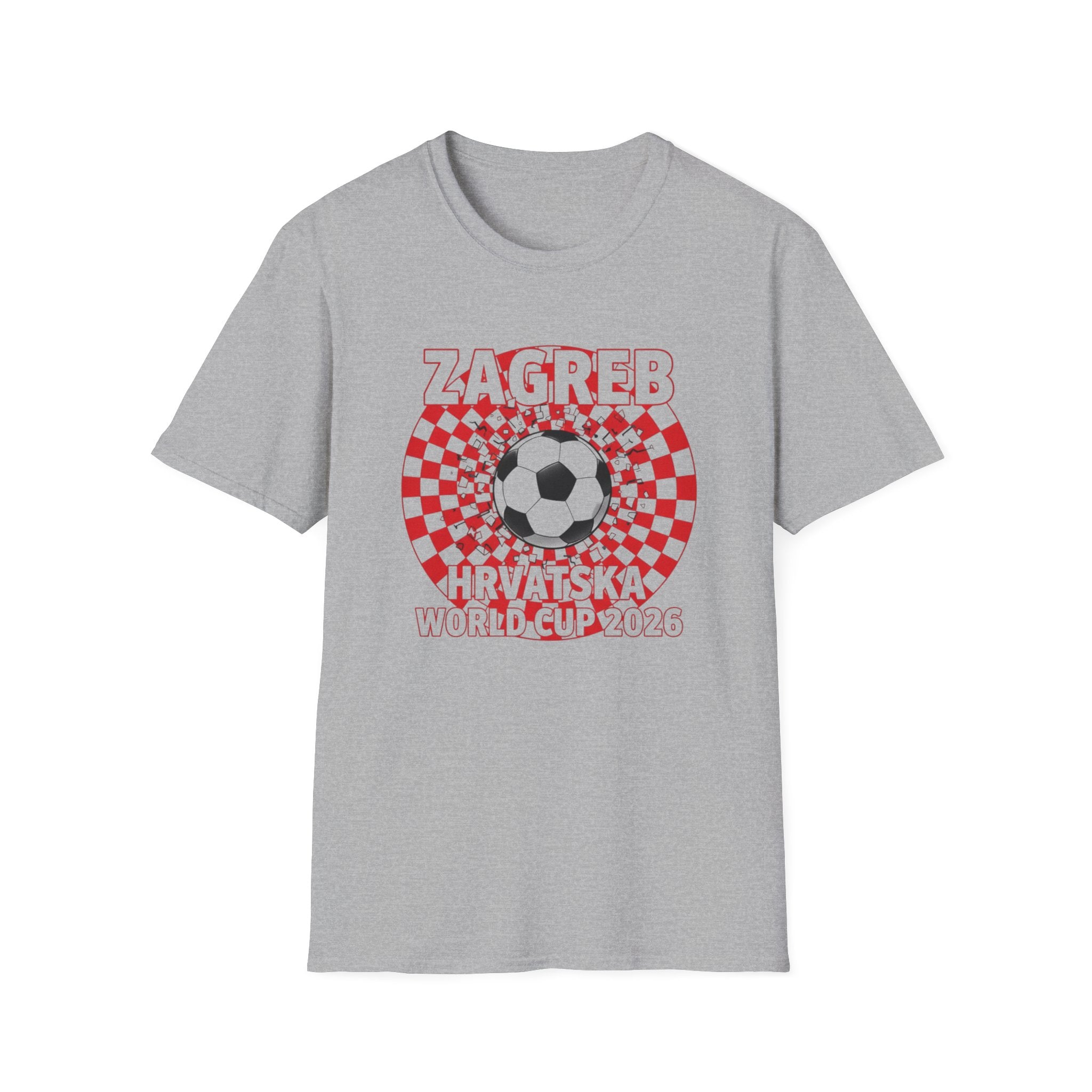 Zagreb Croatia World Cup 2026 Soccer T-Shirt
