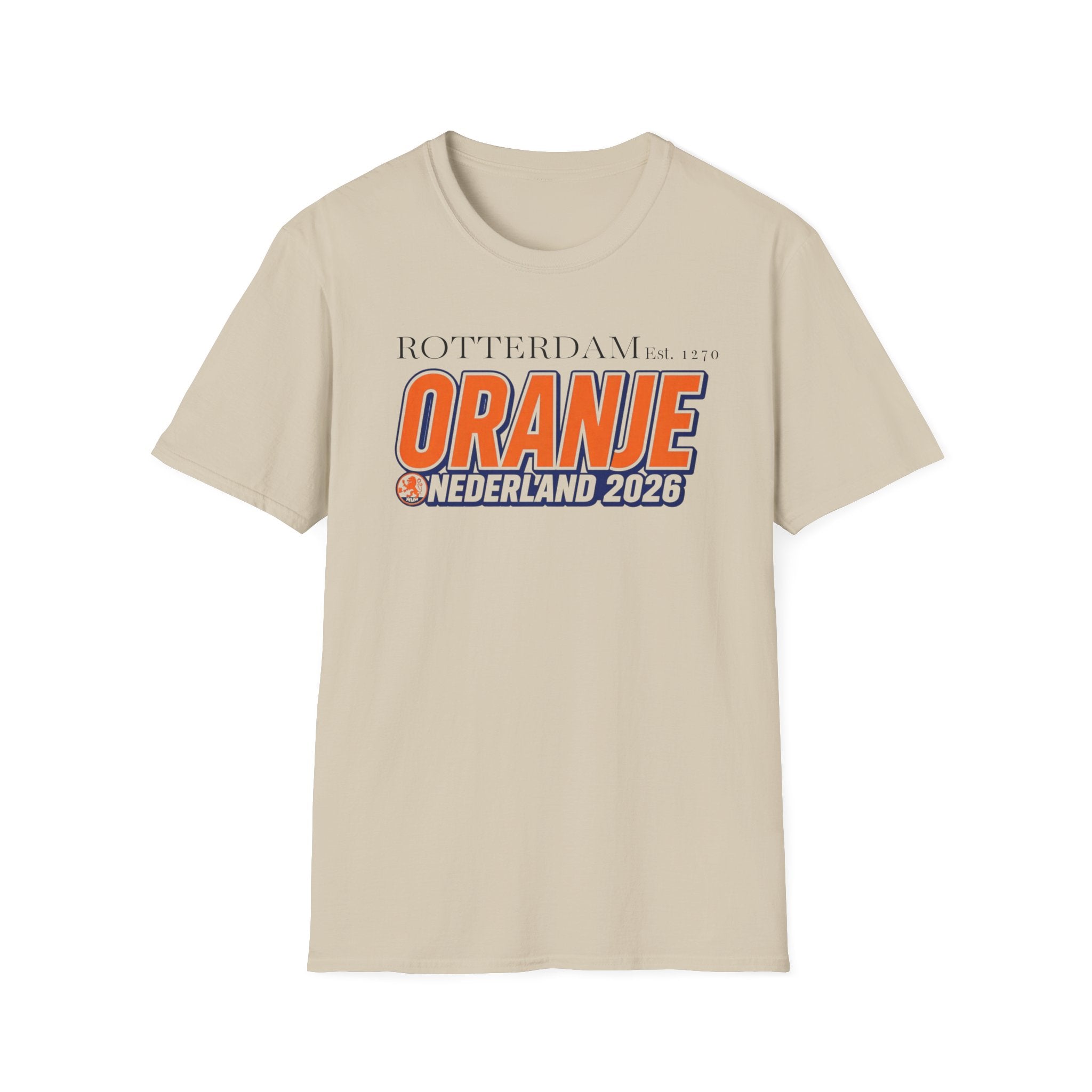 Oranje Nederland 2026 T-Shirt — Rotterdam Football Fan Tee