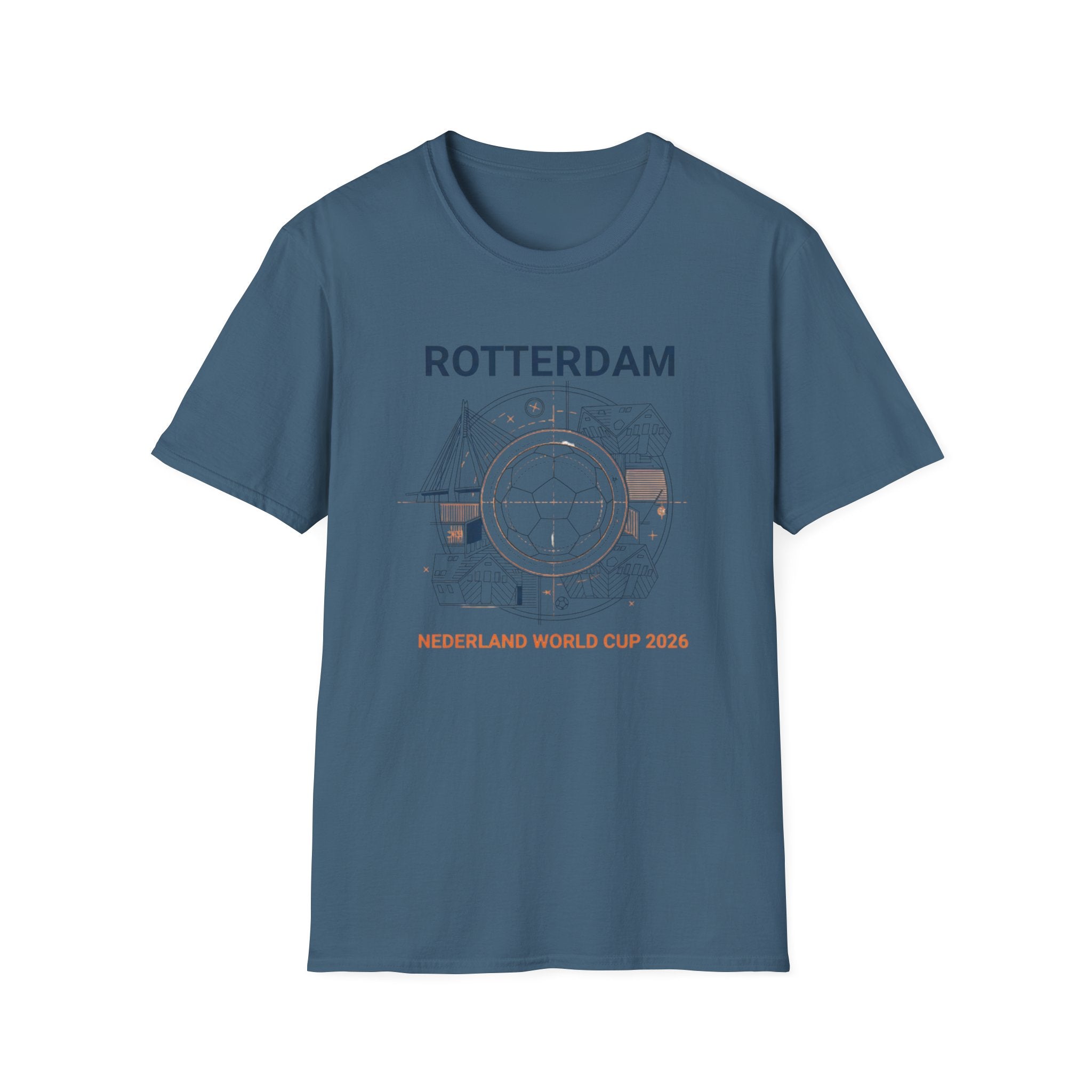 Rotterdam World Cup 2026 Soccer T-Shirt — Nederland Football Fan Tee