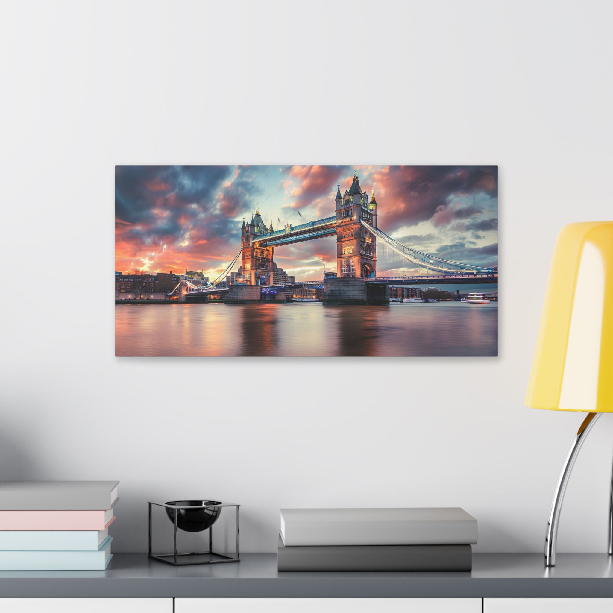 Tower Bridge Sunset Canvas