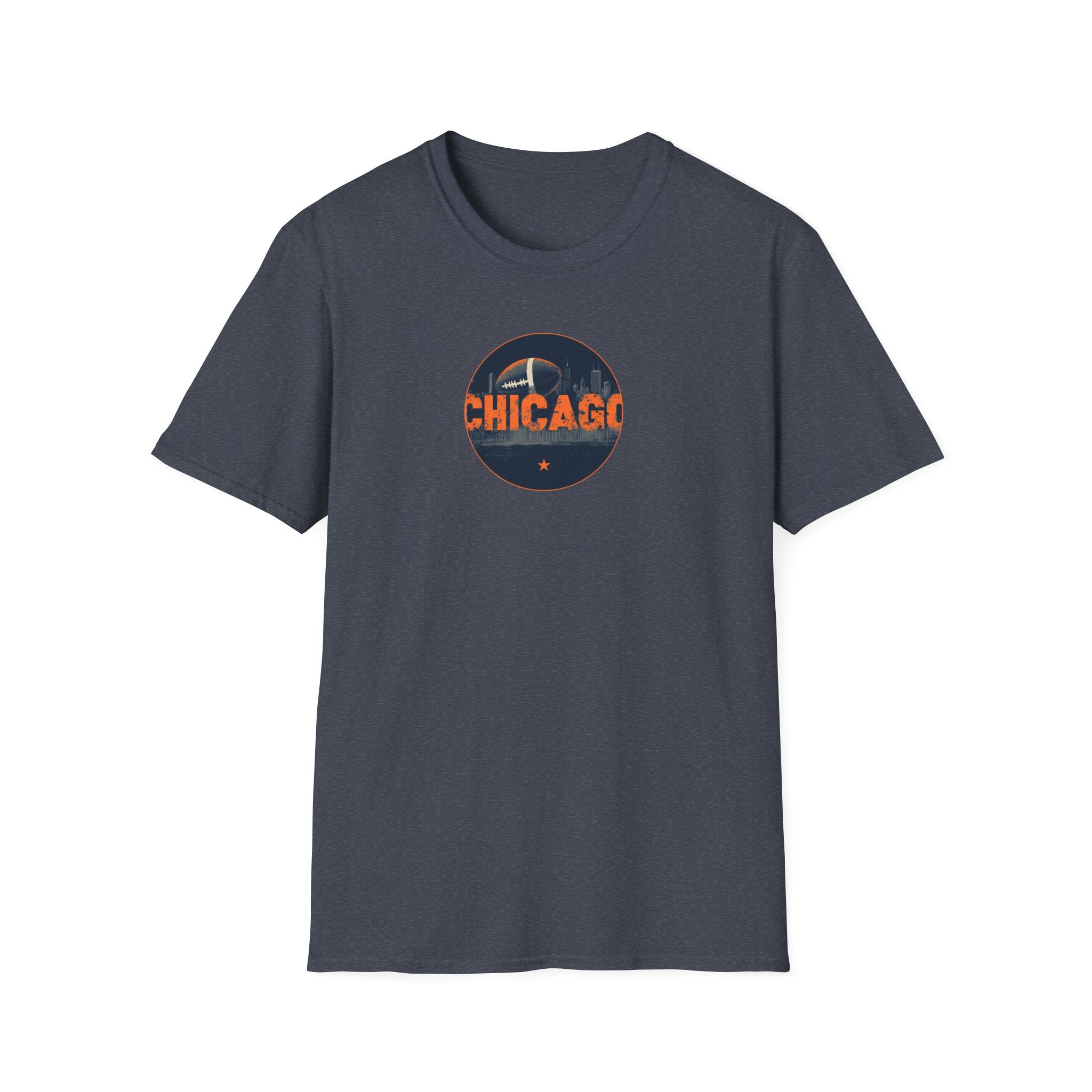Chicago Skyline Circle t-shirt | Cityscape Retro Chicago Tee