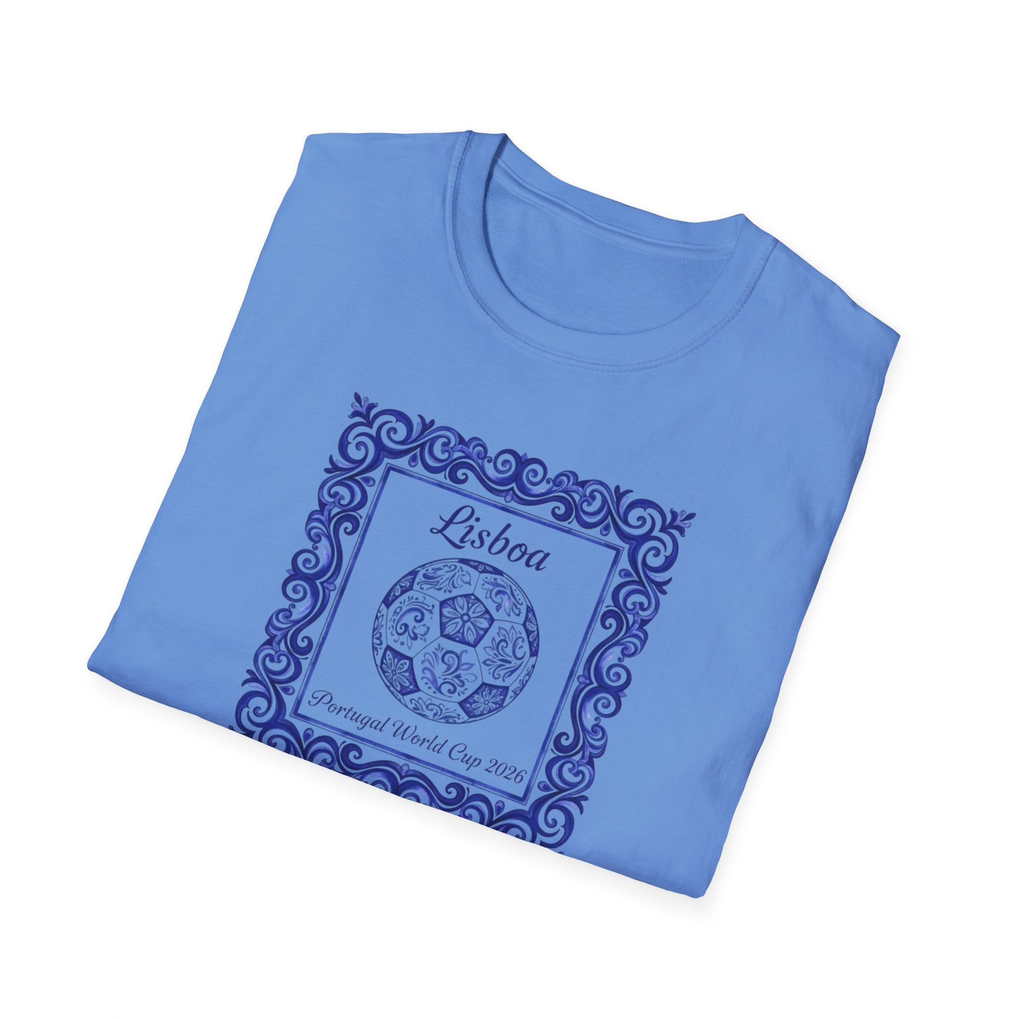 Lisboa Azulejo T-Shirt — Portuguese Tile Vintage Travel Tee
