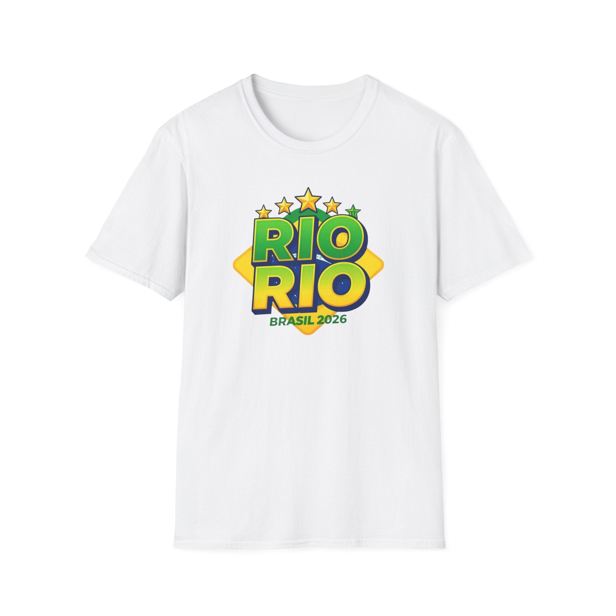 Rio Rio Brasil 2026 T-Shirt — Bright Brazilian Travel Souvenir Tee