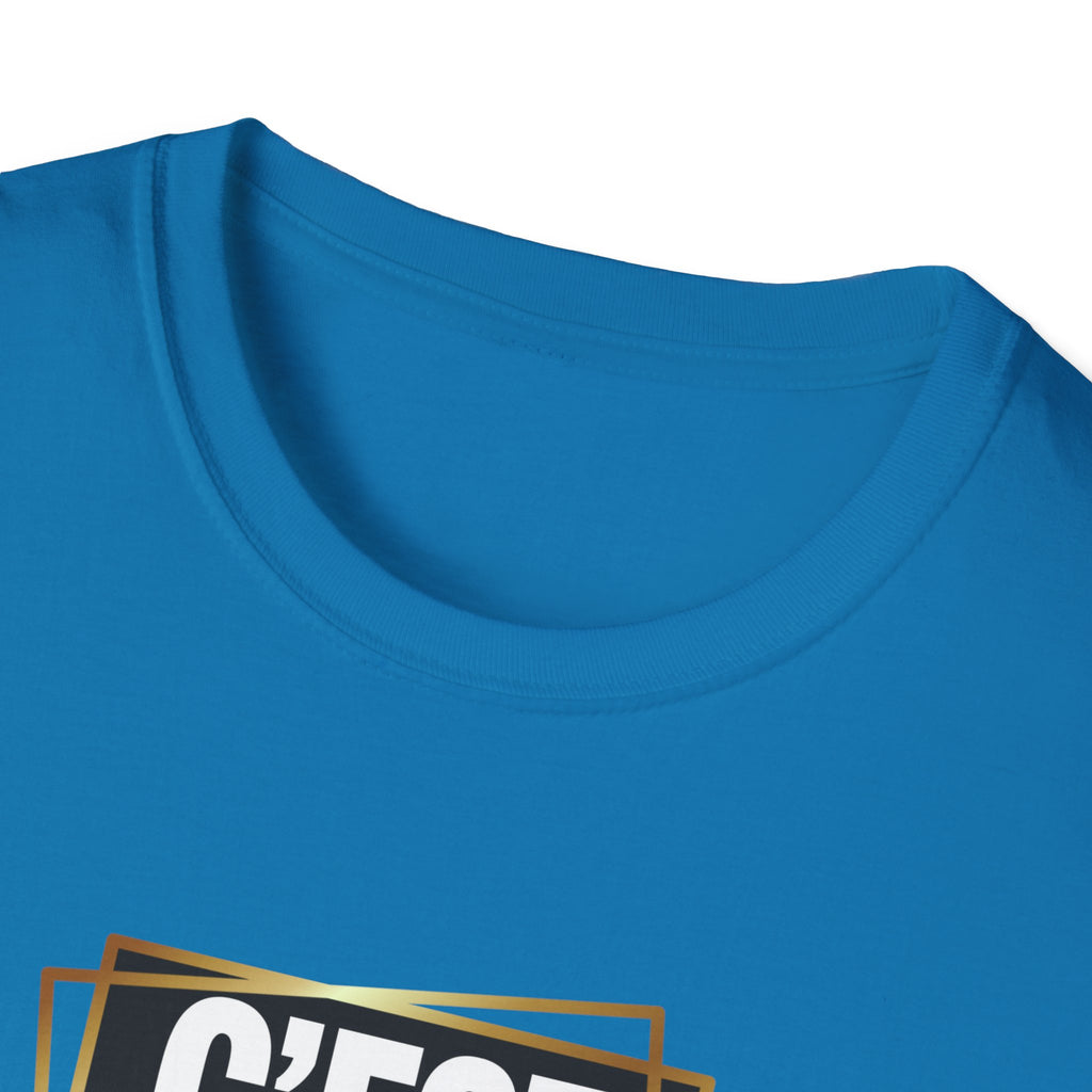 C'EST BON T-Shirt | French Phrase Graphic Tee, Bold Typographic Design