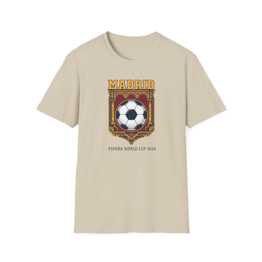 Madrid World Cup Soccer T-Shirt — España World Cup 2026 Graphic Tee