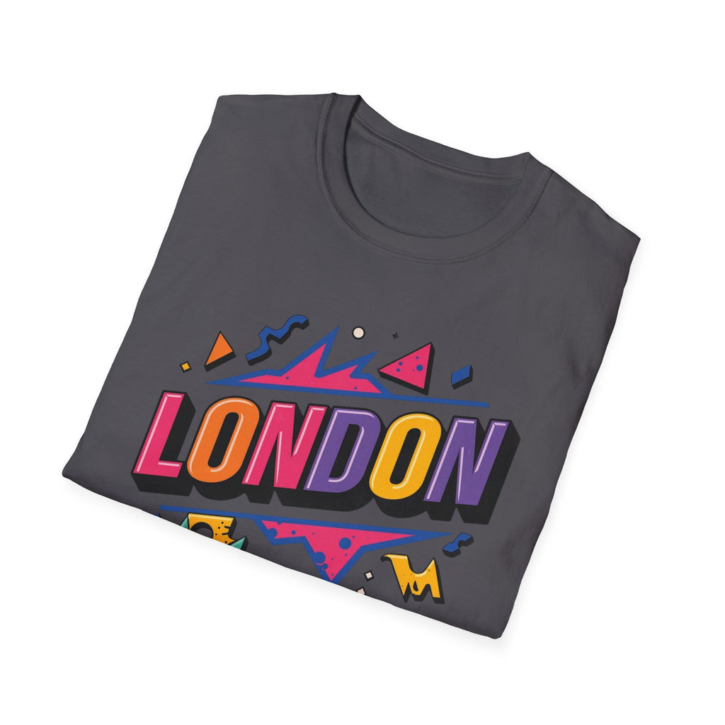 London Pop Art T-Shirt — Colorful Retro City Graphic Tee