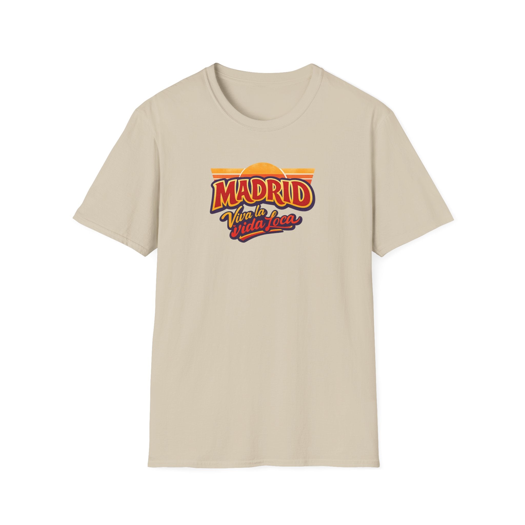Madrid Viva La Vida Retro Graphic T-Shirt