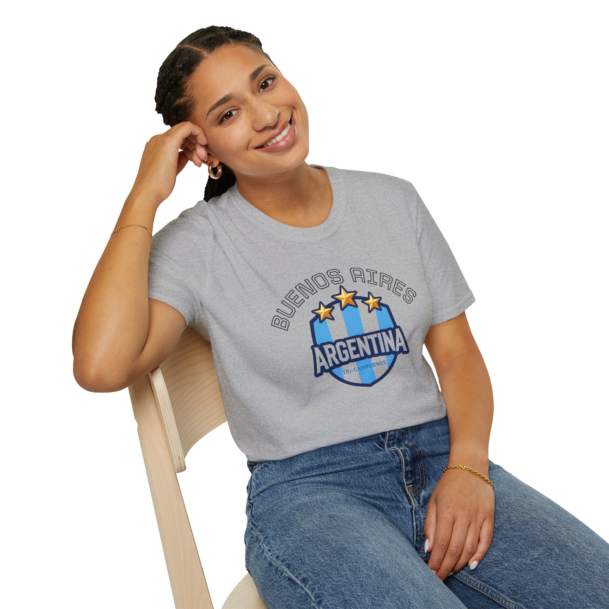 Argentina Buenos Aires Soccer Crest T-Shirt