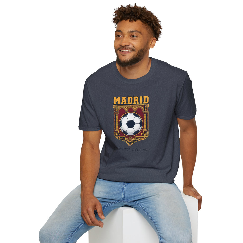Madrid World Cup Soccer T-Shirt — España World Cup 2026 Graphic Tee