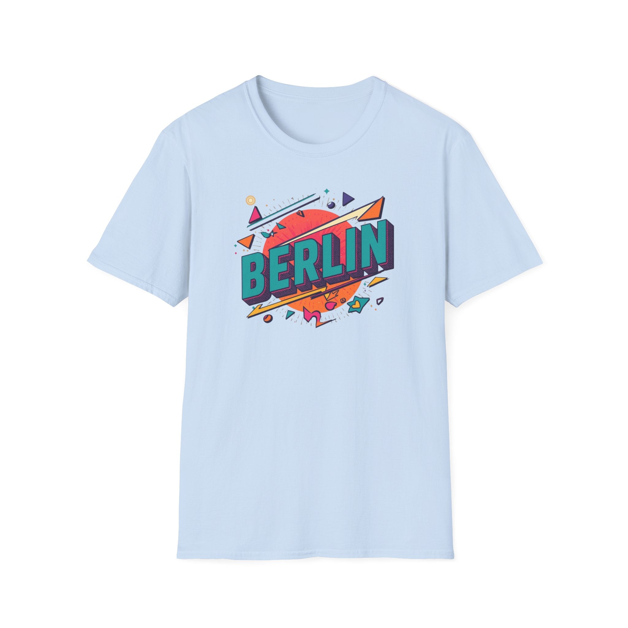 Berlin Retro Graphic T-Shirt — Colorful Vintage City Tee