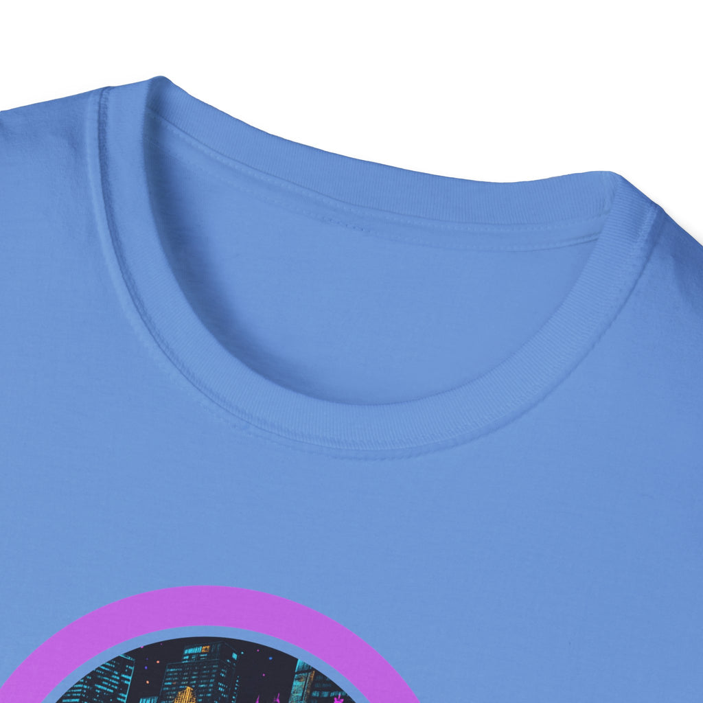 Manchester neon cityscape T-Shirt | retro skyline badge