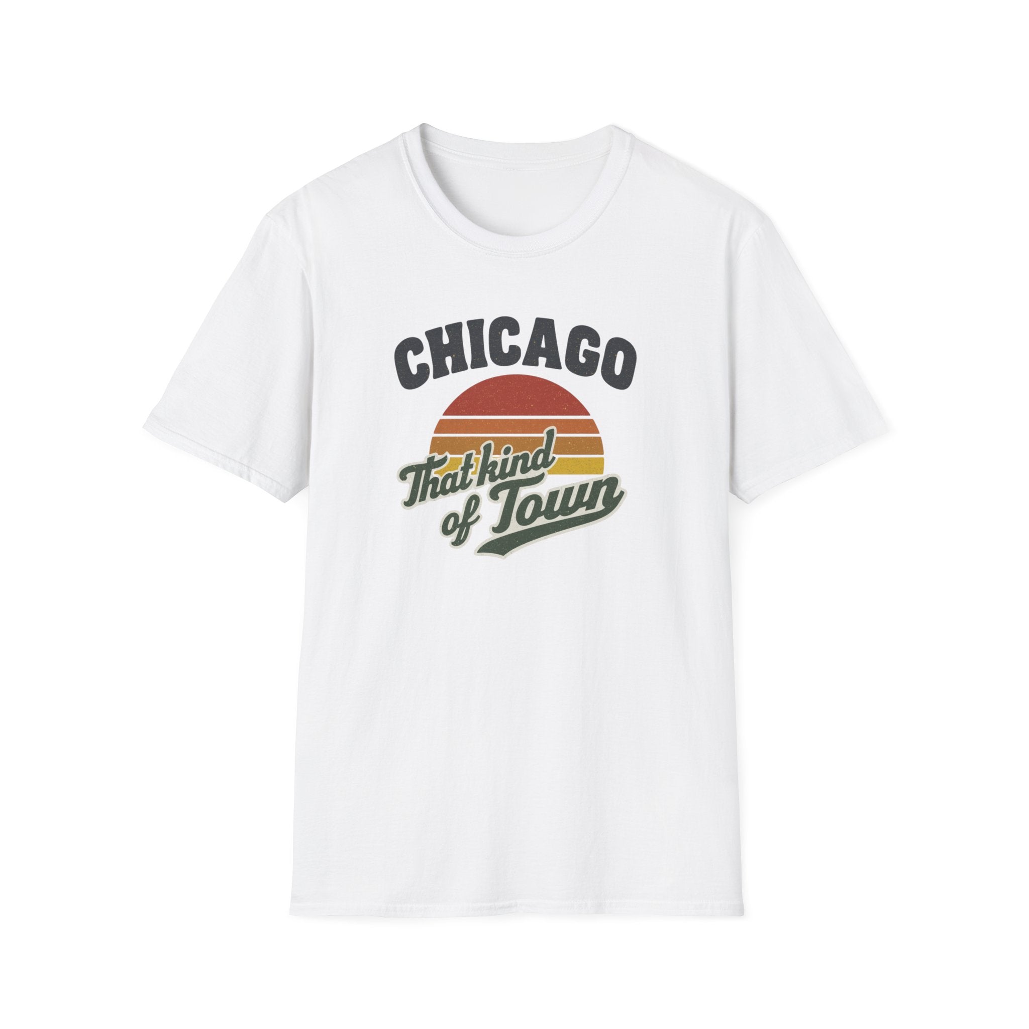 Chicago That Kind of Town Retro Sunset T-Shirt
