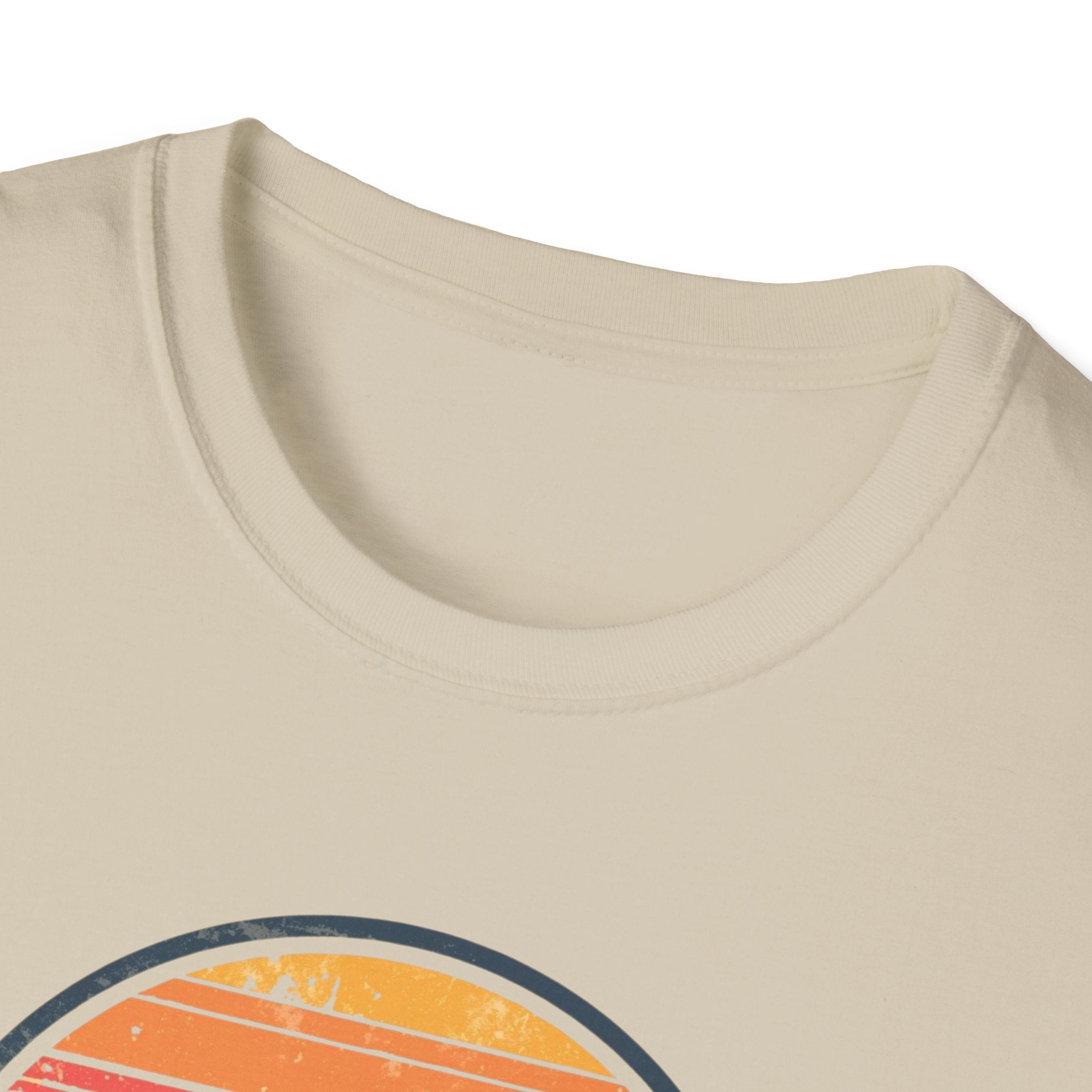Paris Sunset T-Shirt — Retro Circular Skyline Tee