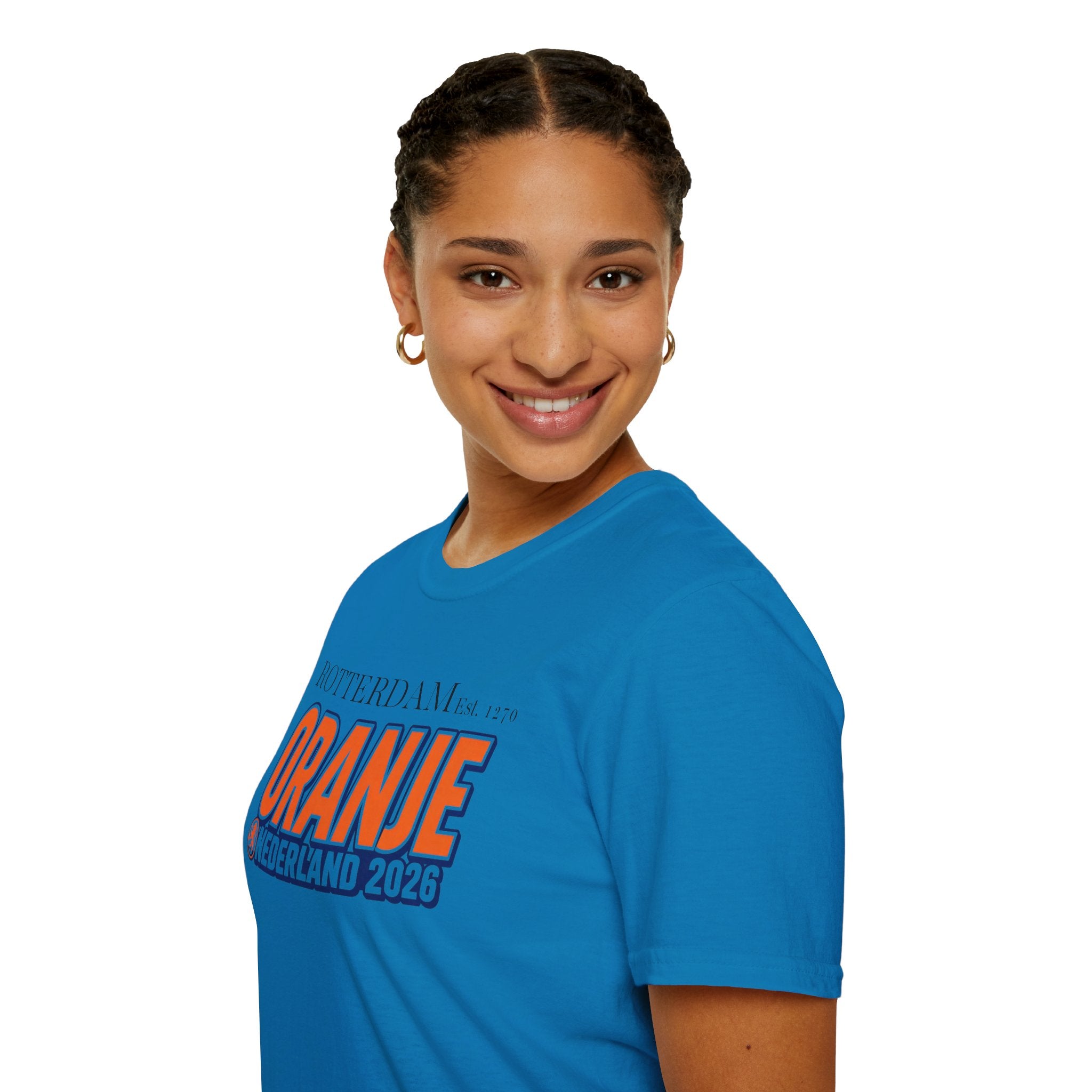Oranje Nederland 2026 T-Shirt — Rotterdam Football Fan Tee