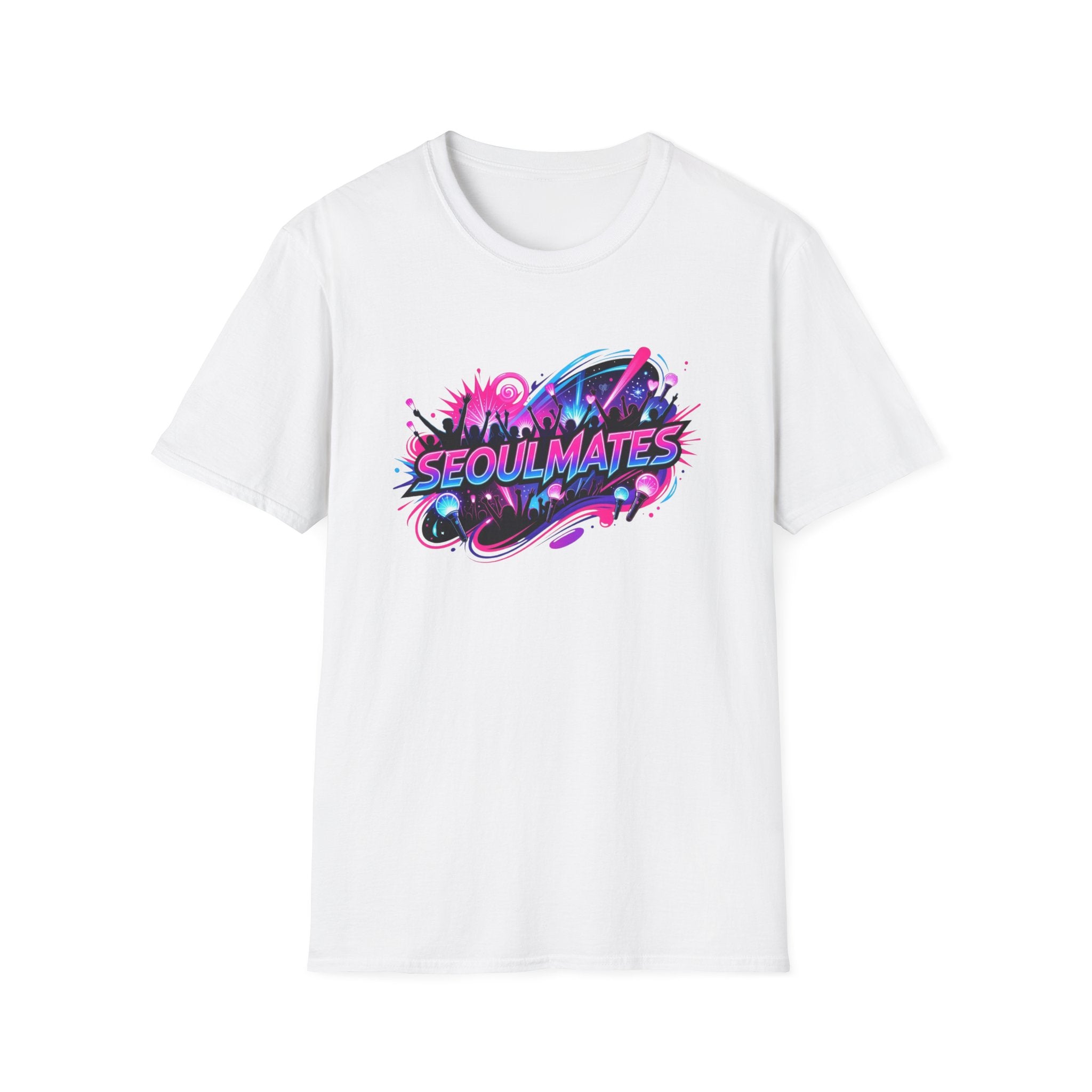 Seoulmates Graphic T-Shirt — Neon K-Pop City Vibe Tee