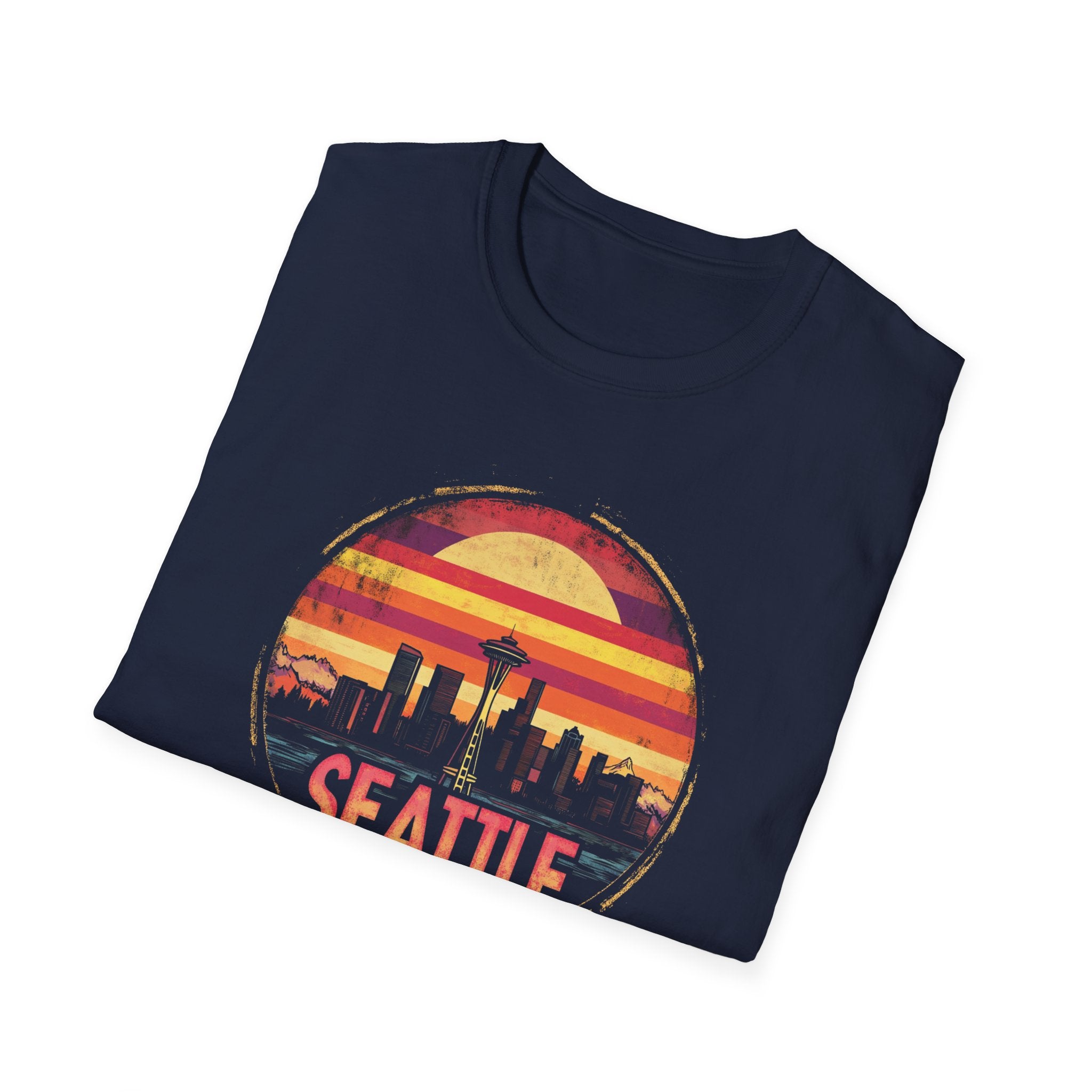 Seattle Sunset Skyline T-Shirt