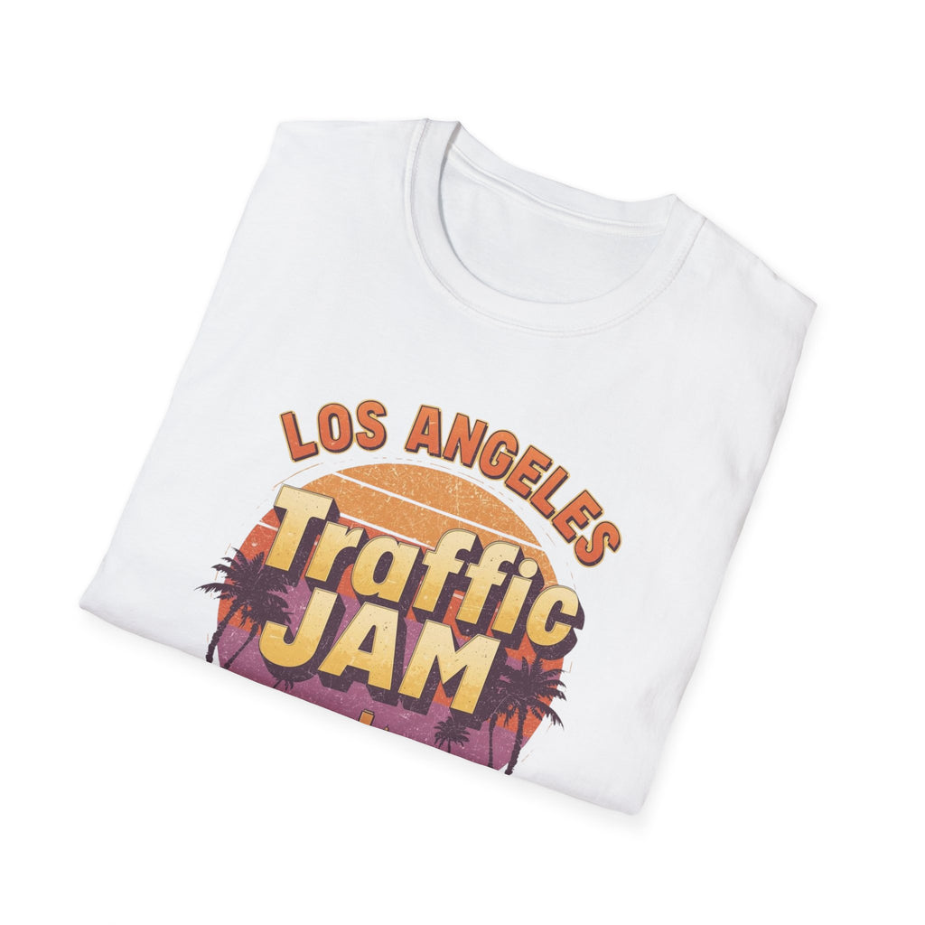Traffic Jam T-Shirt — "Los Angeles Traffic Jam: Always In Session" Retro Sunset Tee