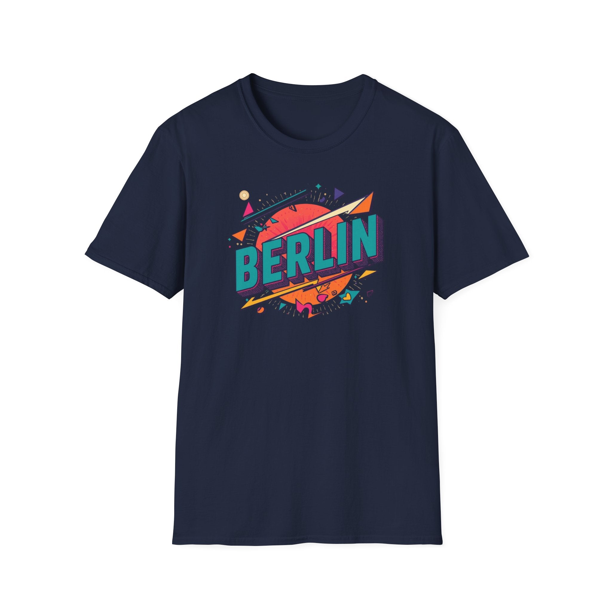Berlin Retro Graphic T-Shirt — Colorful Vintage City Tee