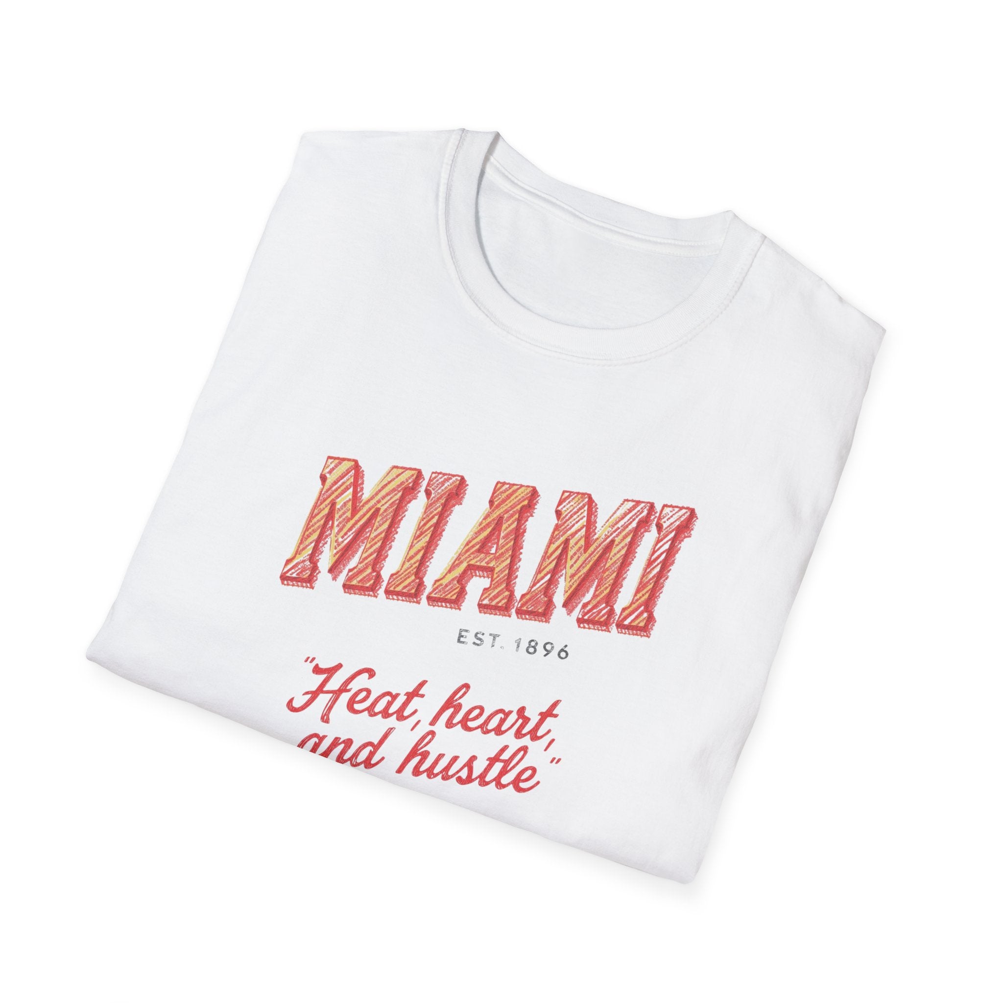 Miami - Heat, Heart and Hustle graphic t-shirt
