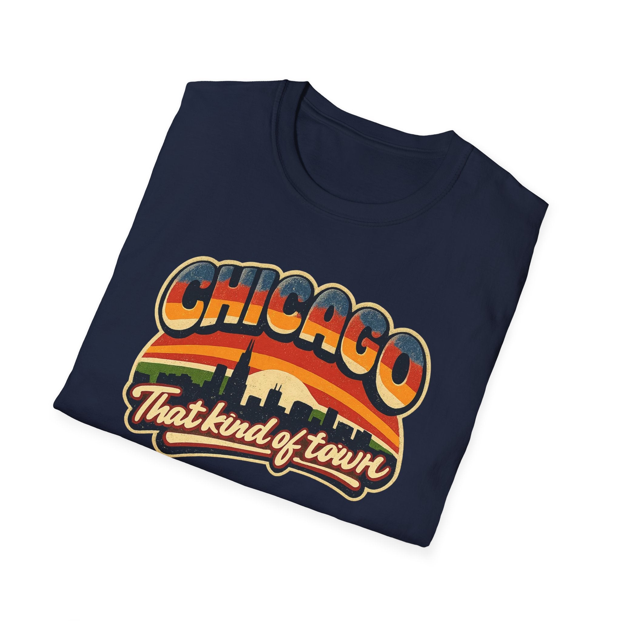 Chicago Retro Skyline T-Shirt — "That Kind of Town" Vintage City Tee