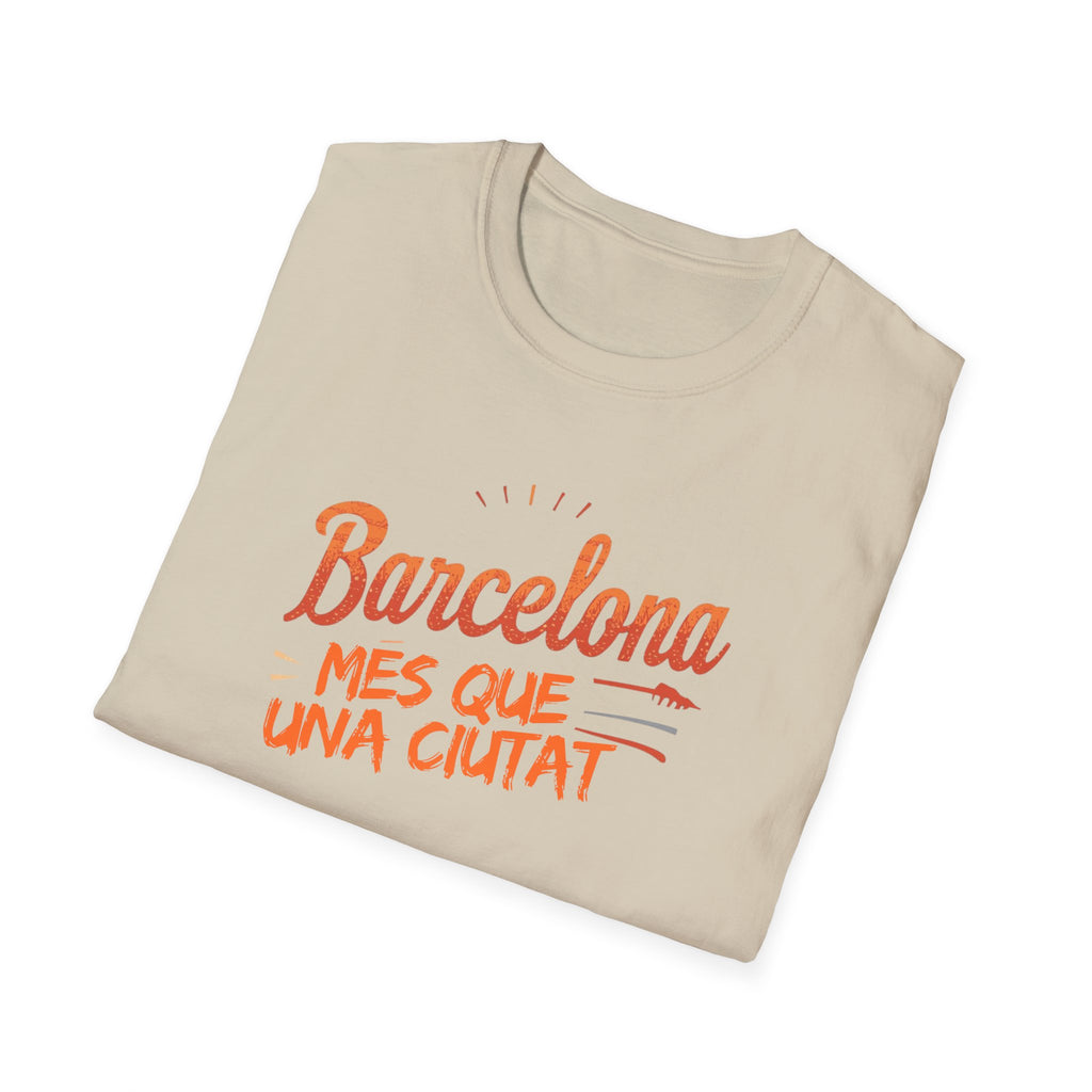 Barcelona Mes Que Una Ciutat T-Shirt | Catalonia Spanish City Tee
