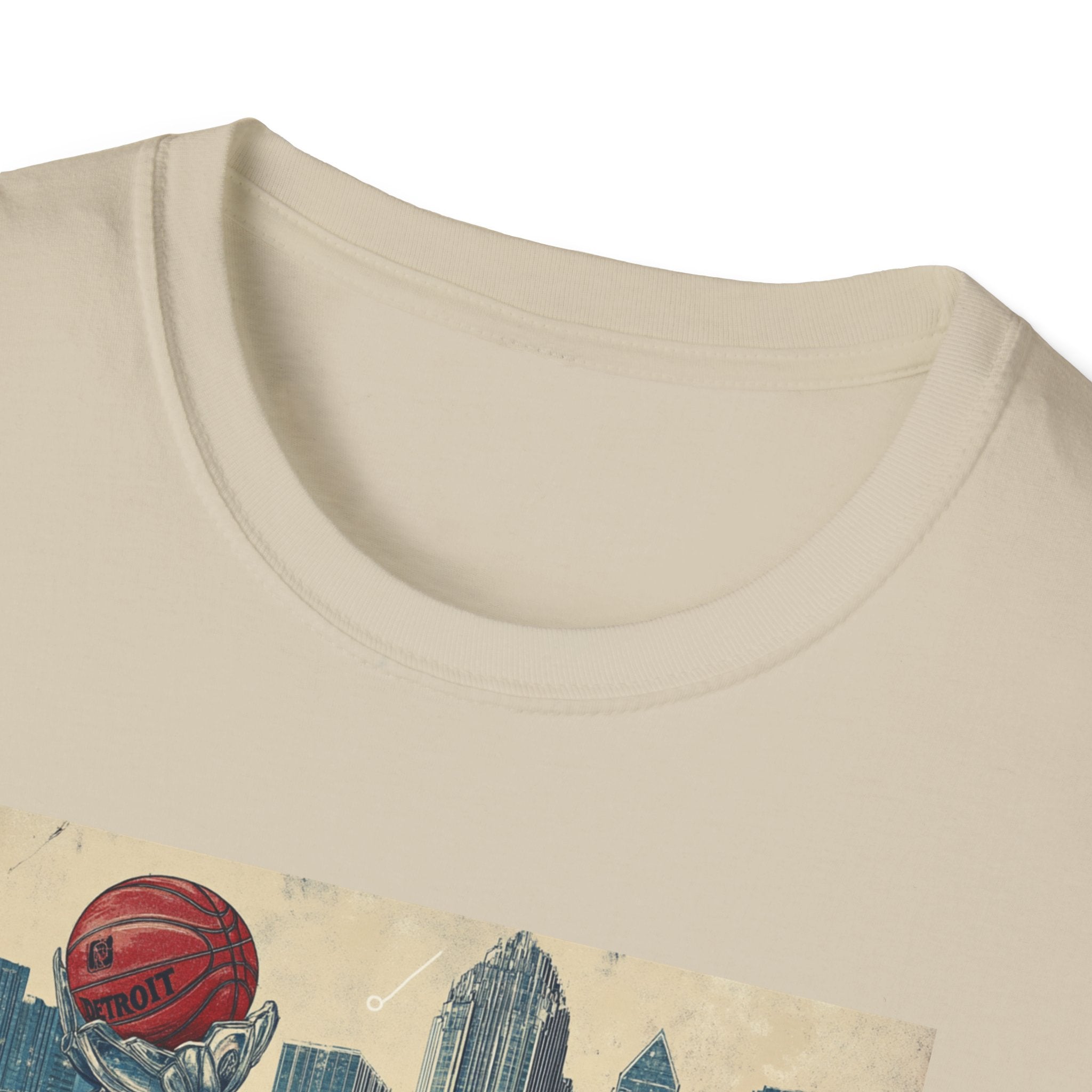 Detroit skyline vintage postcard T-Shirt | Retro city skyline tee