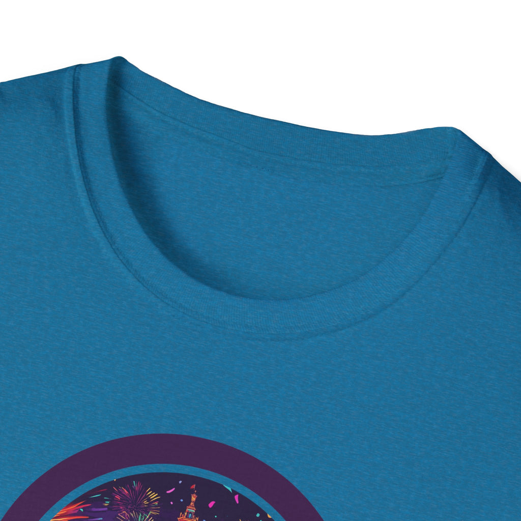Valencia skyline circle logo T-Shirt | Spain travel souvenir