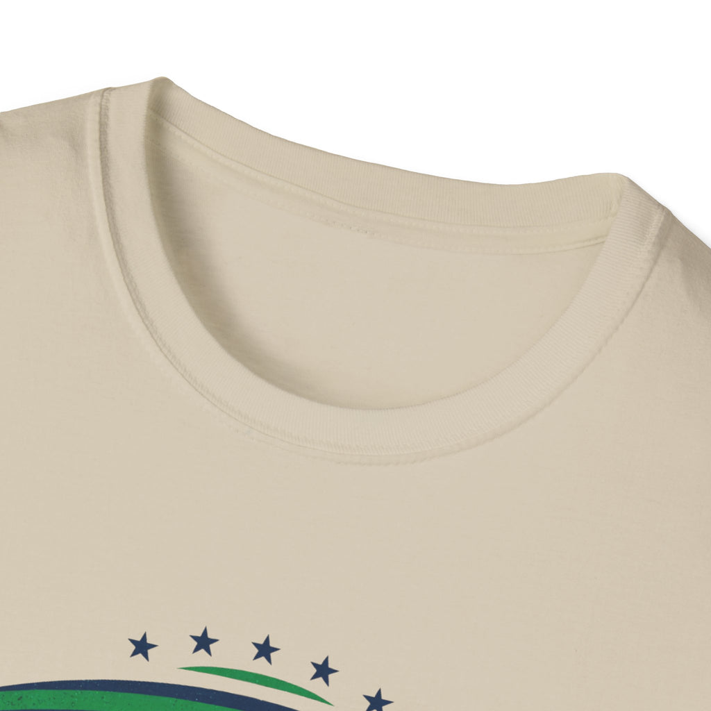 Brasil Retro Arch T-Shirt | Brazilian Flag Colors, Soccer Pride