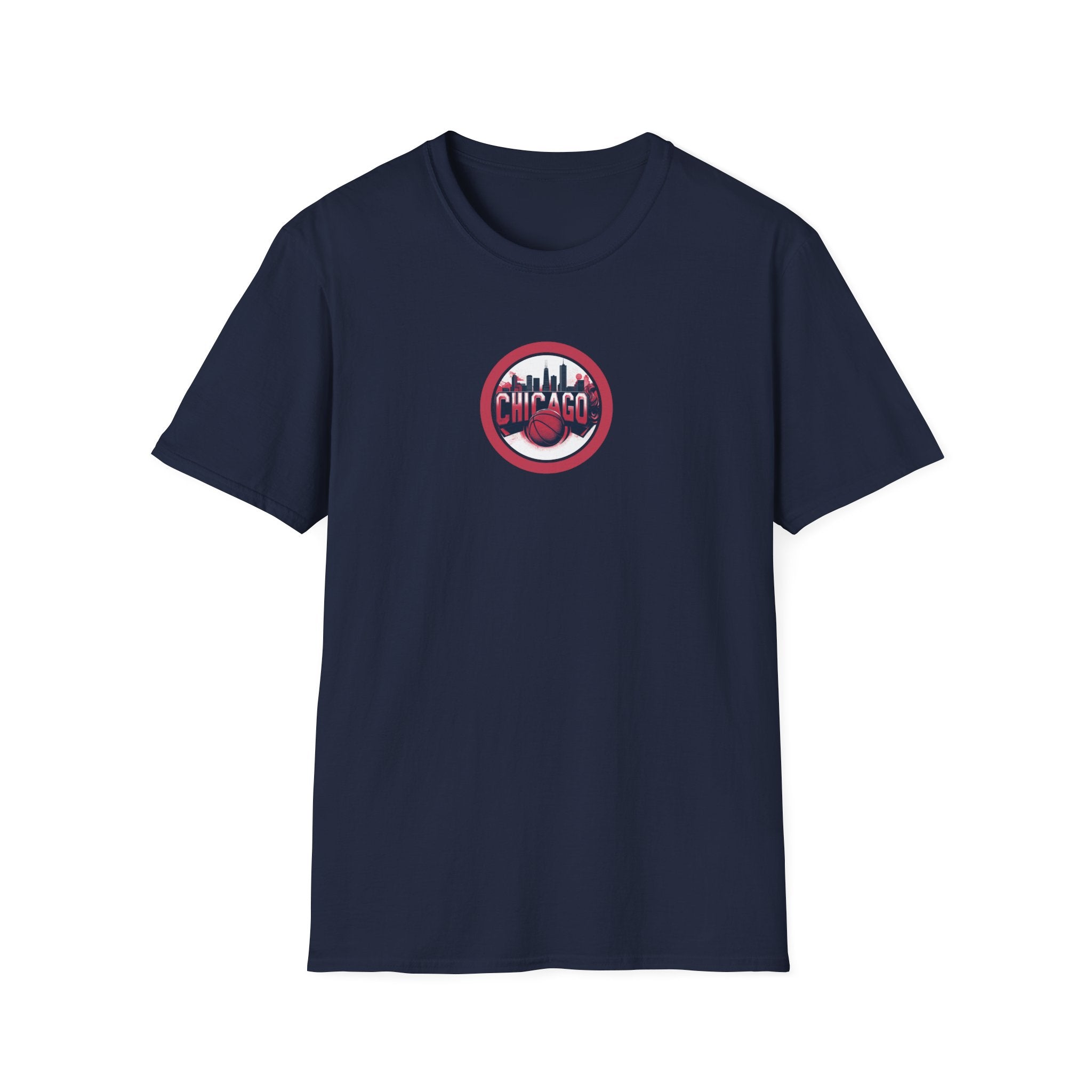 Chicago Skyline Circle Logo T-Shirt | Cityscape Graphic Tee