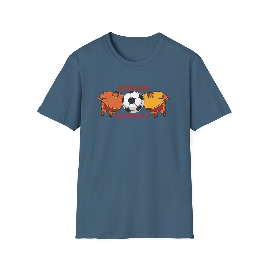 Medellín Colombia 2026 Soccer T-Shirt – Football Dolphins Graphic Tee