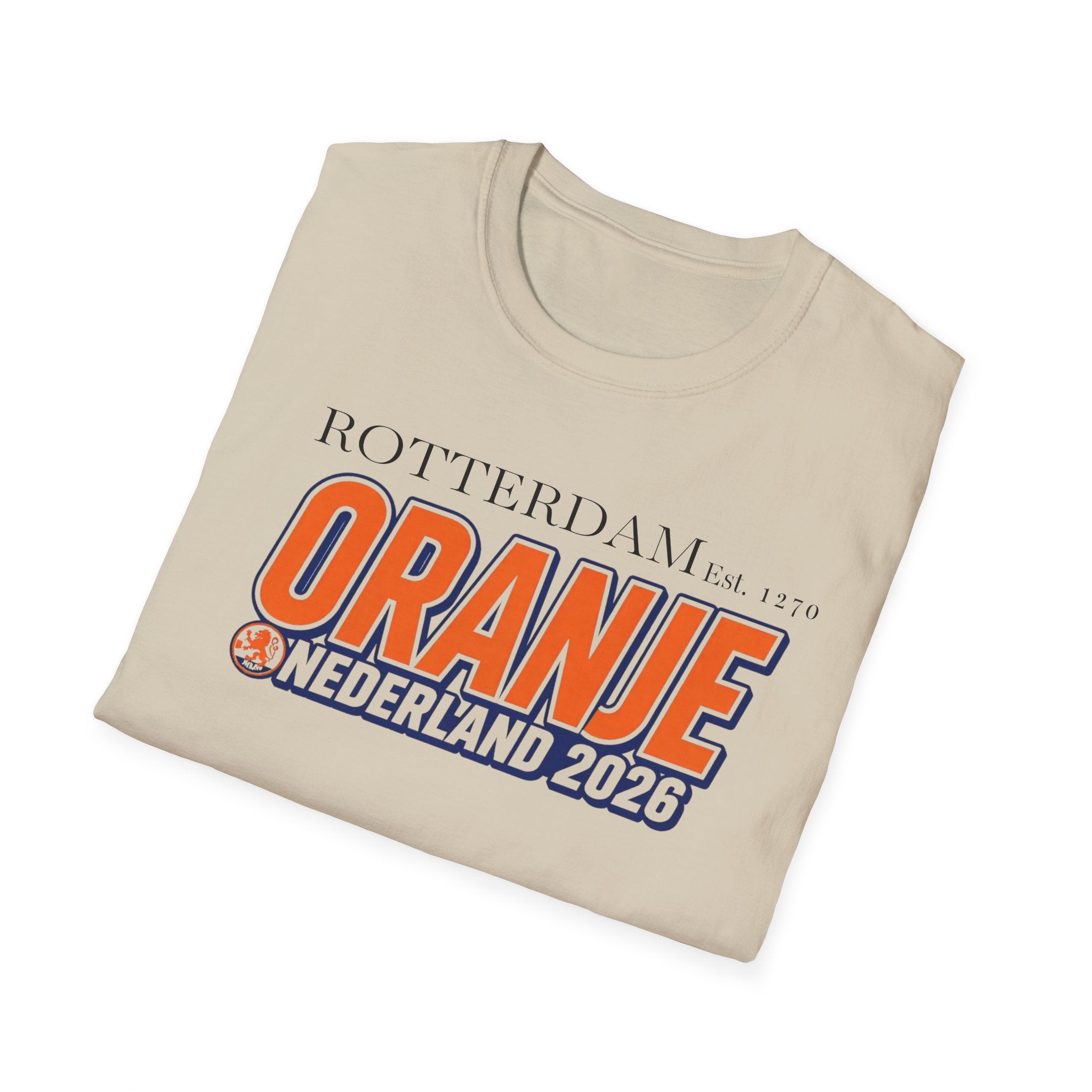 Oranje Nederland 2026 T-Shirt — Rotterdam Football Fan Tee