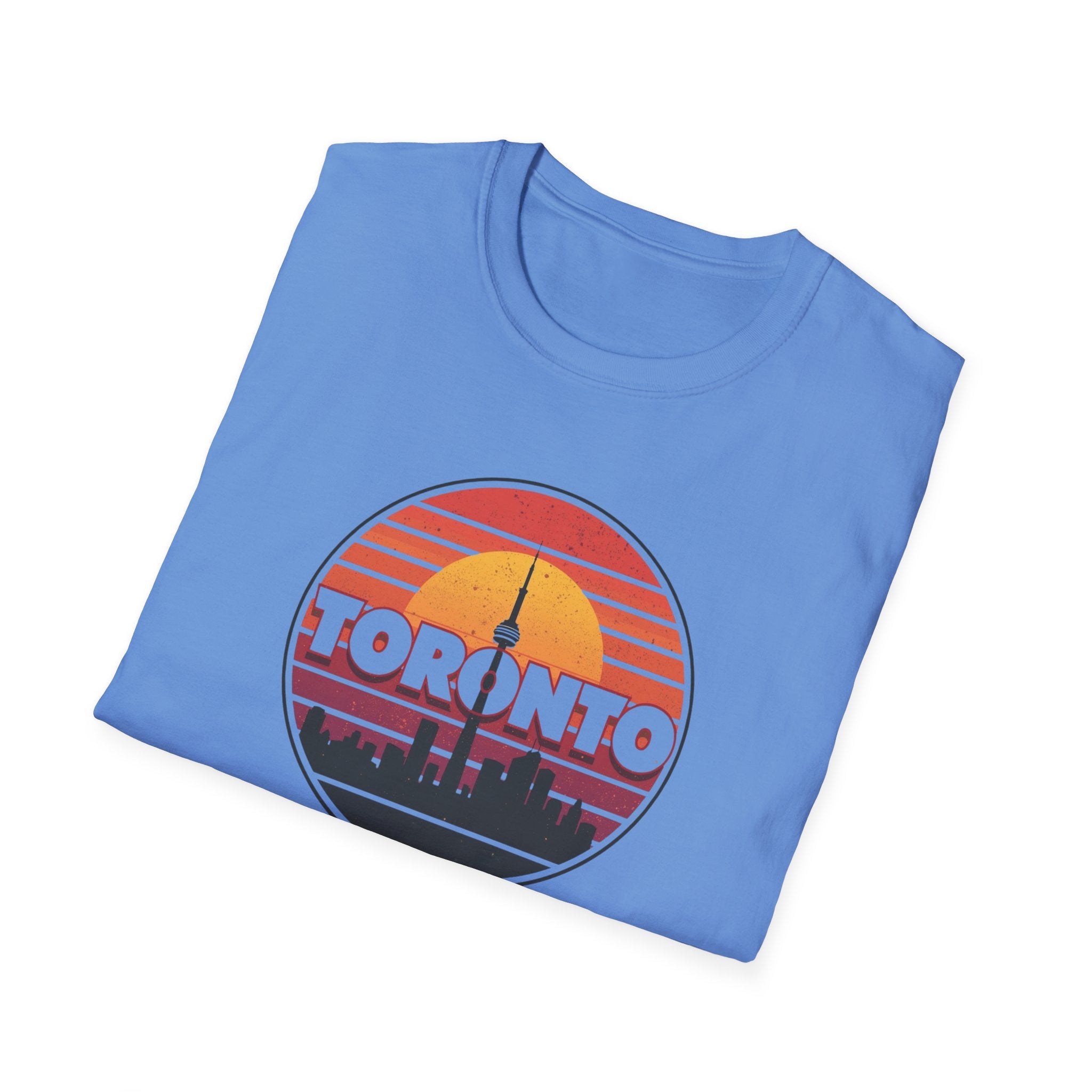 Toronto Retro Sunset T-Shirt — Vintage City Skyline Tee