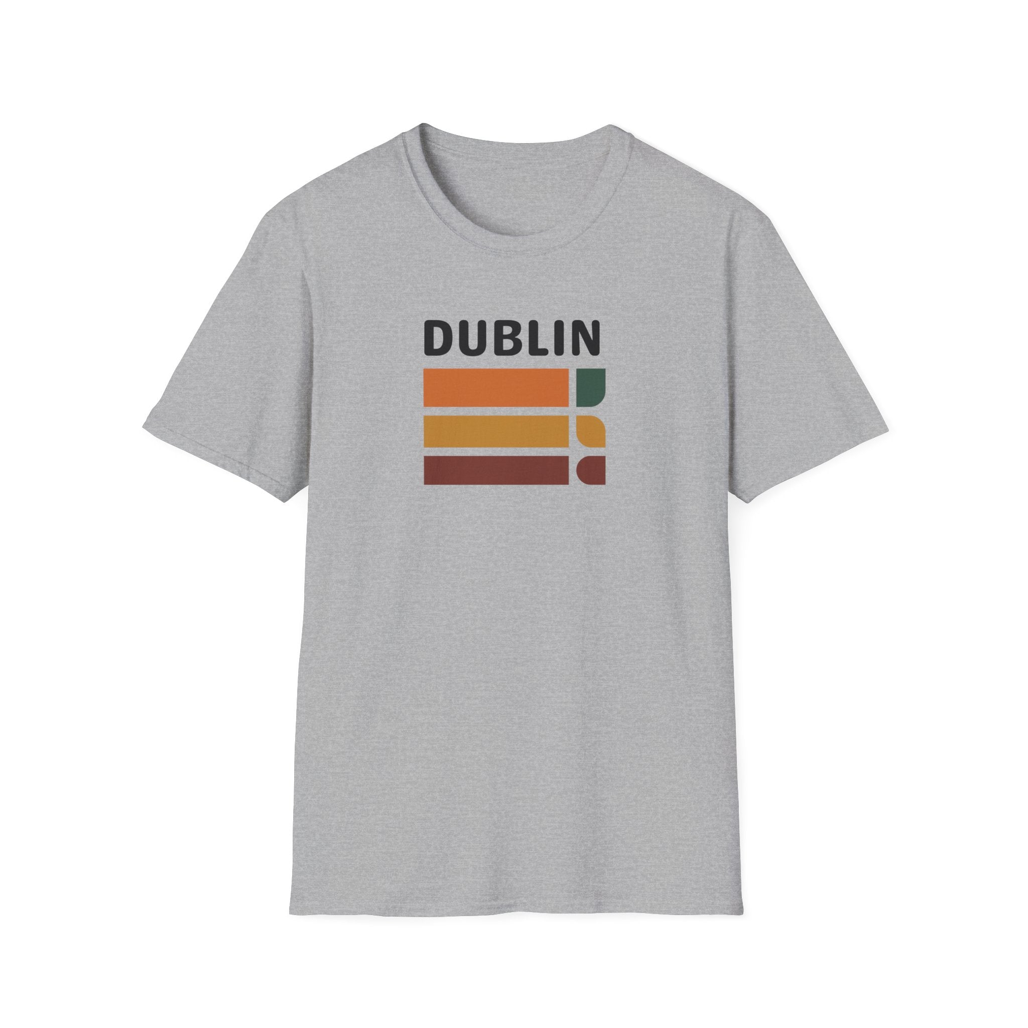 Dublin Retro Stripes T-Shirt | Irish City Graphic Tee