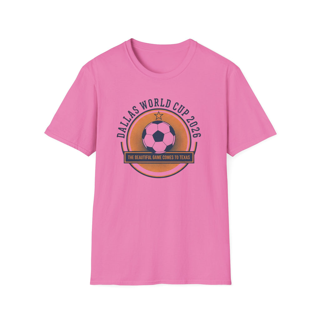 Dallas World Cup 2026 Soccer T-Shirt — "The Beautiful Game Comes to Texas"