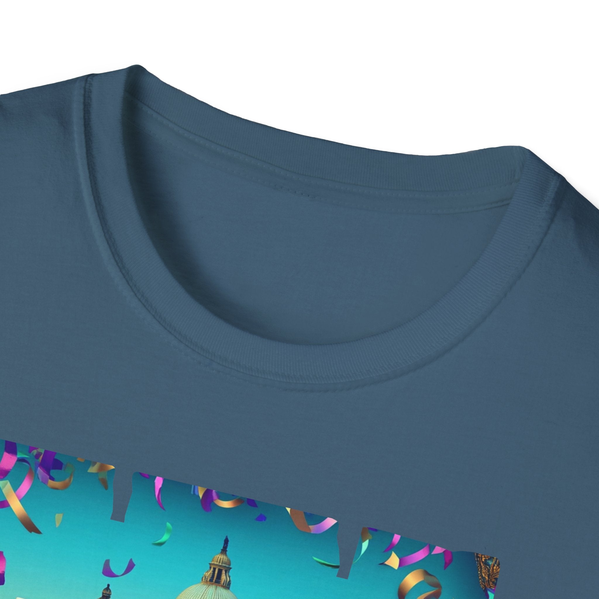 Venice Retro Travel Poster T-Shirt | Italian Canal Gondola Design
