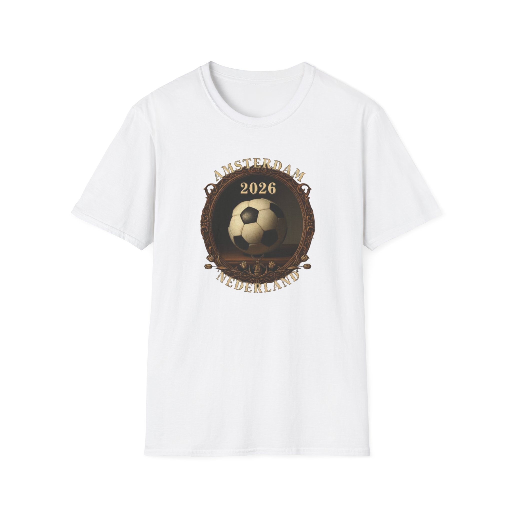 Amsterdam Netherlands 2026 Soccer T-Shirt — Vintage Football Design