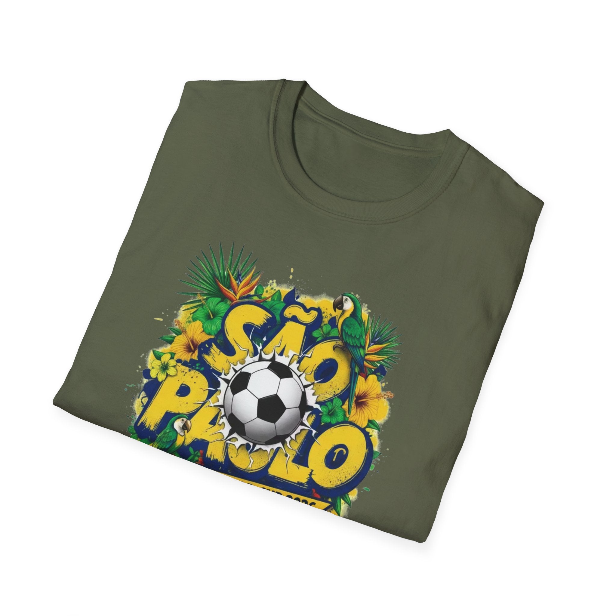São Paulo Soccer T-Shirt – Brazil World Cup 2026 Football Tee