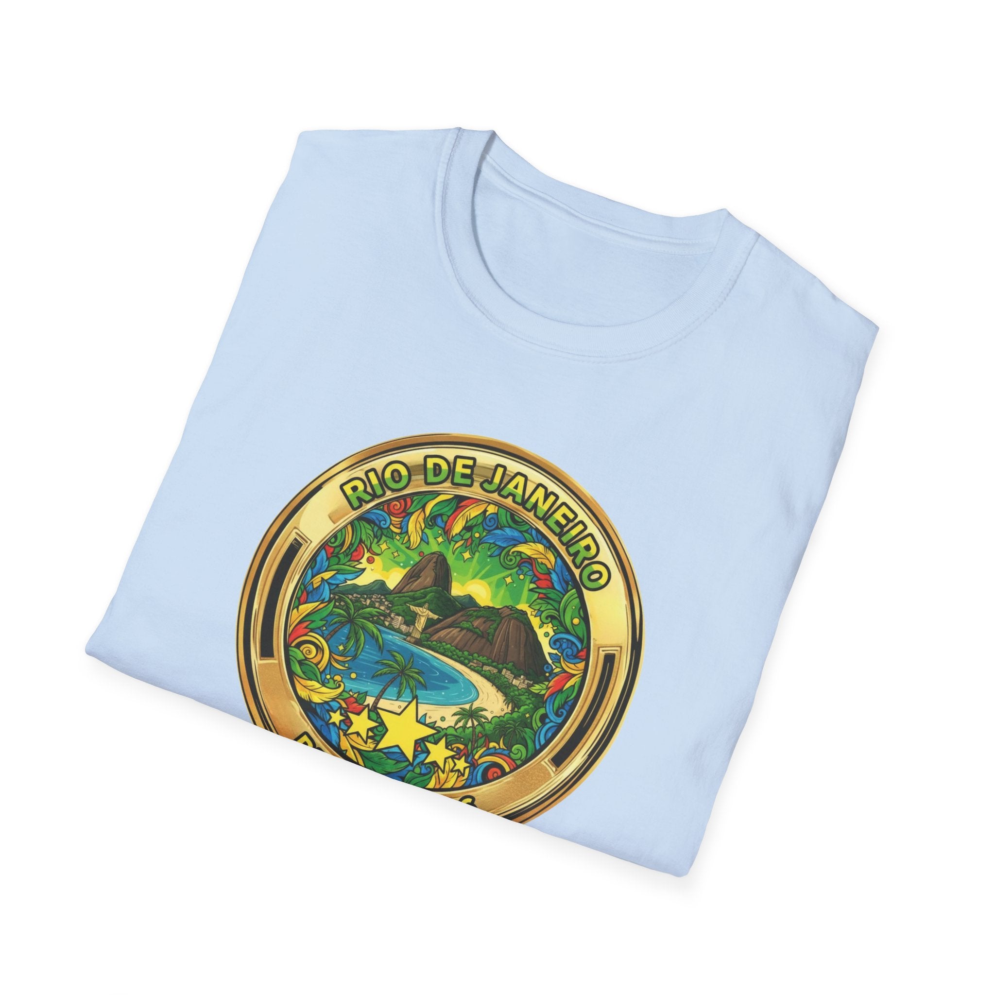 Rio de Janeiro Brazil Travel T-Shirt World Cup 2026 — Vintage Tropical Beach Badge