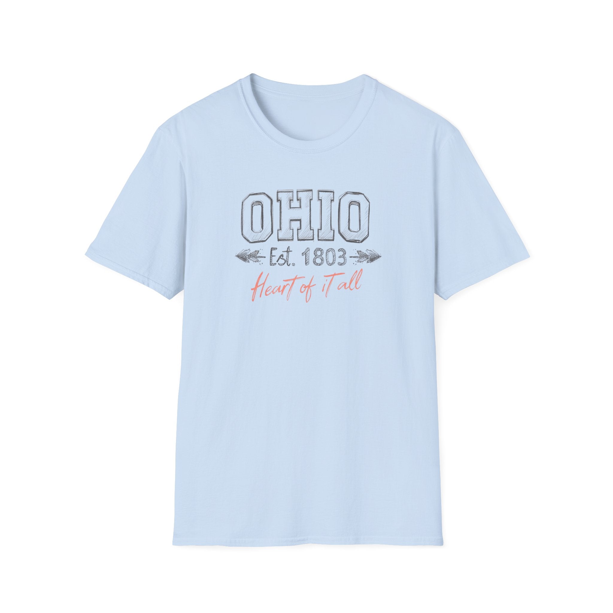 Ohio Est. 1803 "Heart of it All" T-Shirt