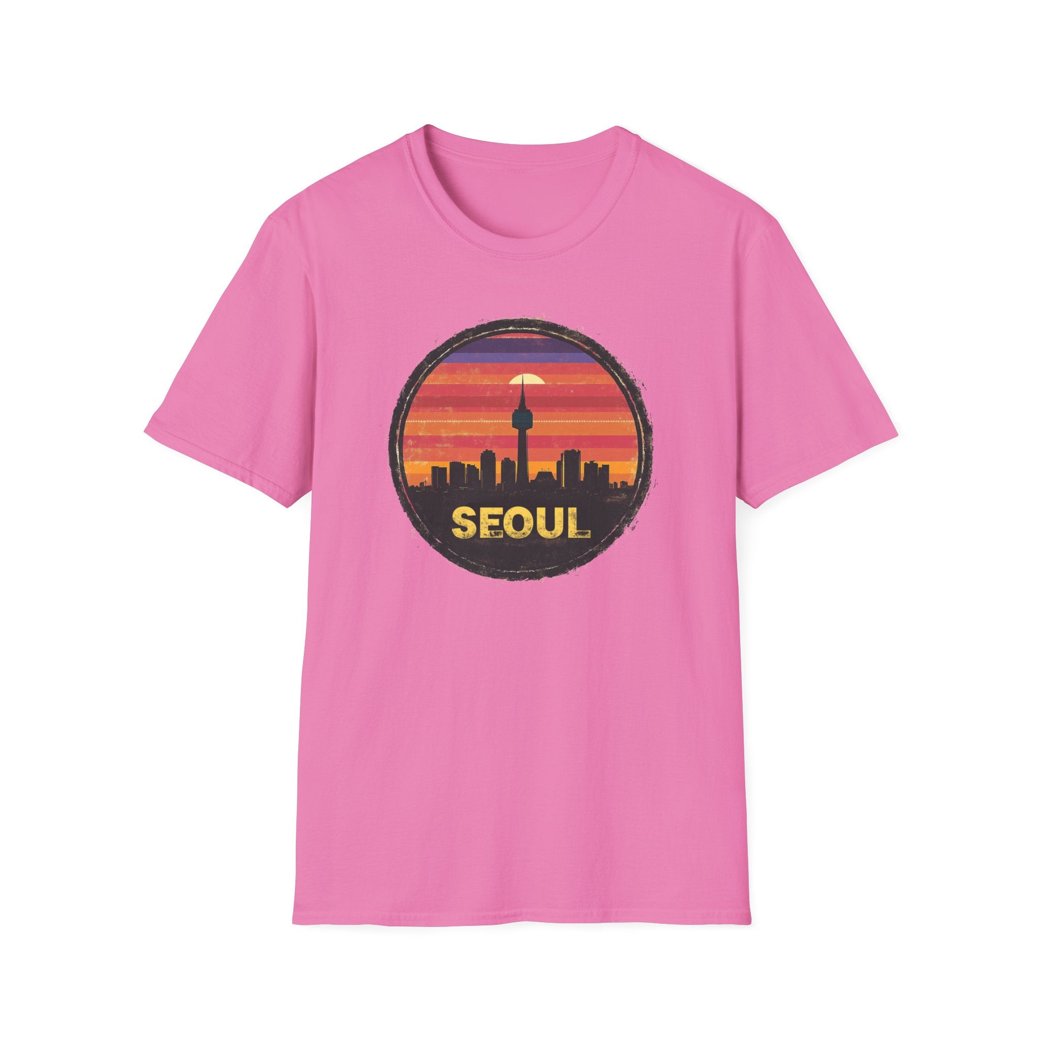 Seoul Sunset Skyline T-Shirt