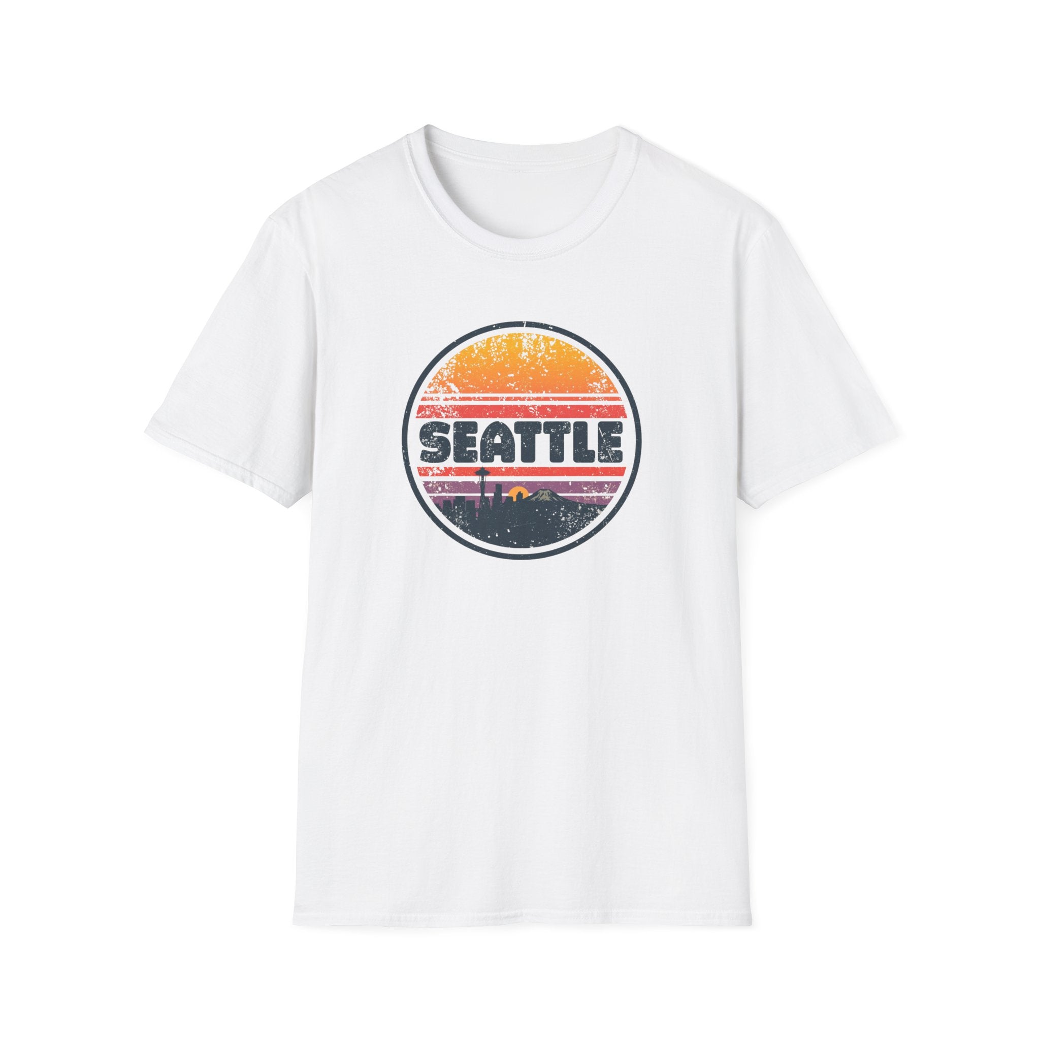 Seattle Retro Sunset T-Shirt