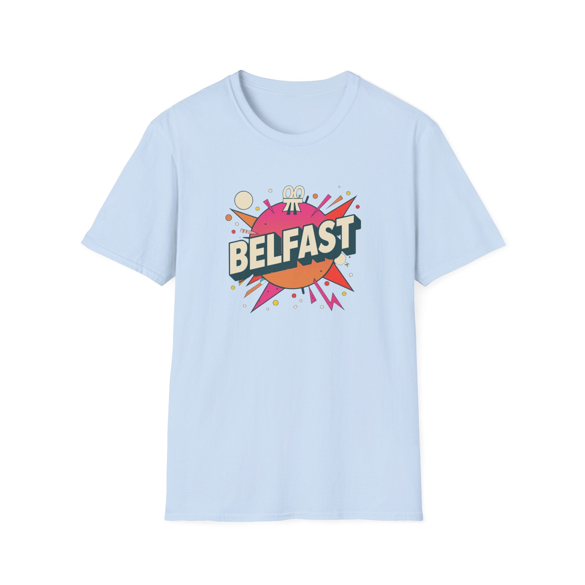 Belfast Retro Pop Art T-Shirt — Vintage City Graphic Tee