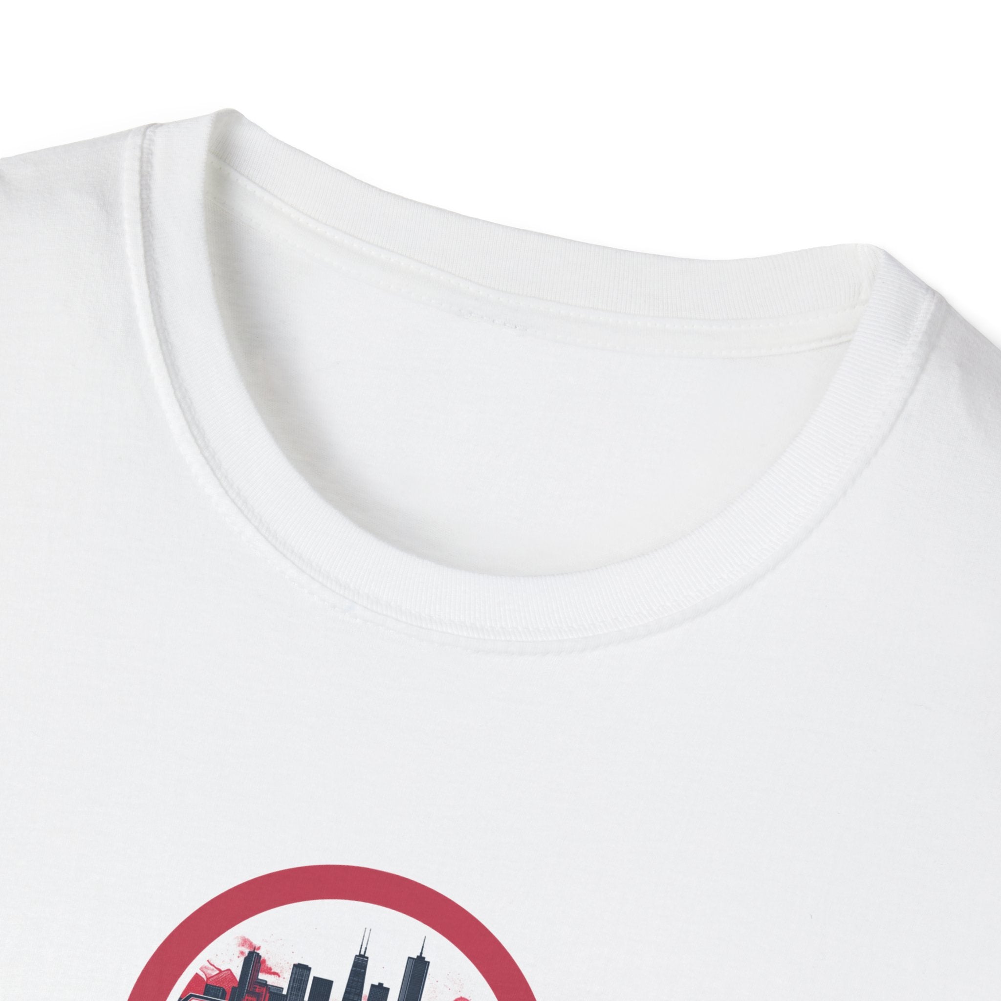 Chicago Skyline Circle Logo T-Shirt | Cityscape Graphic Tee