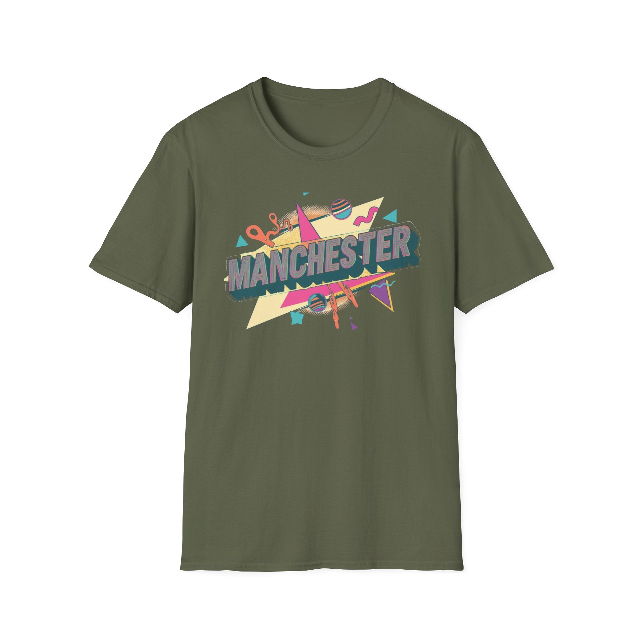Manchester Retro Graphic T-Shirt