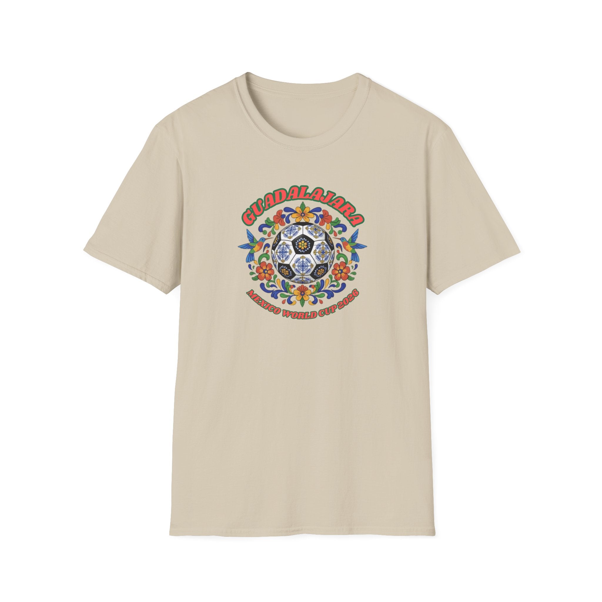 Day of the Dead Floral Soccer T-Shirt – Mexican Calavera Football Design