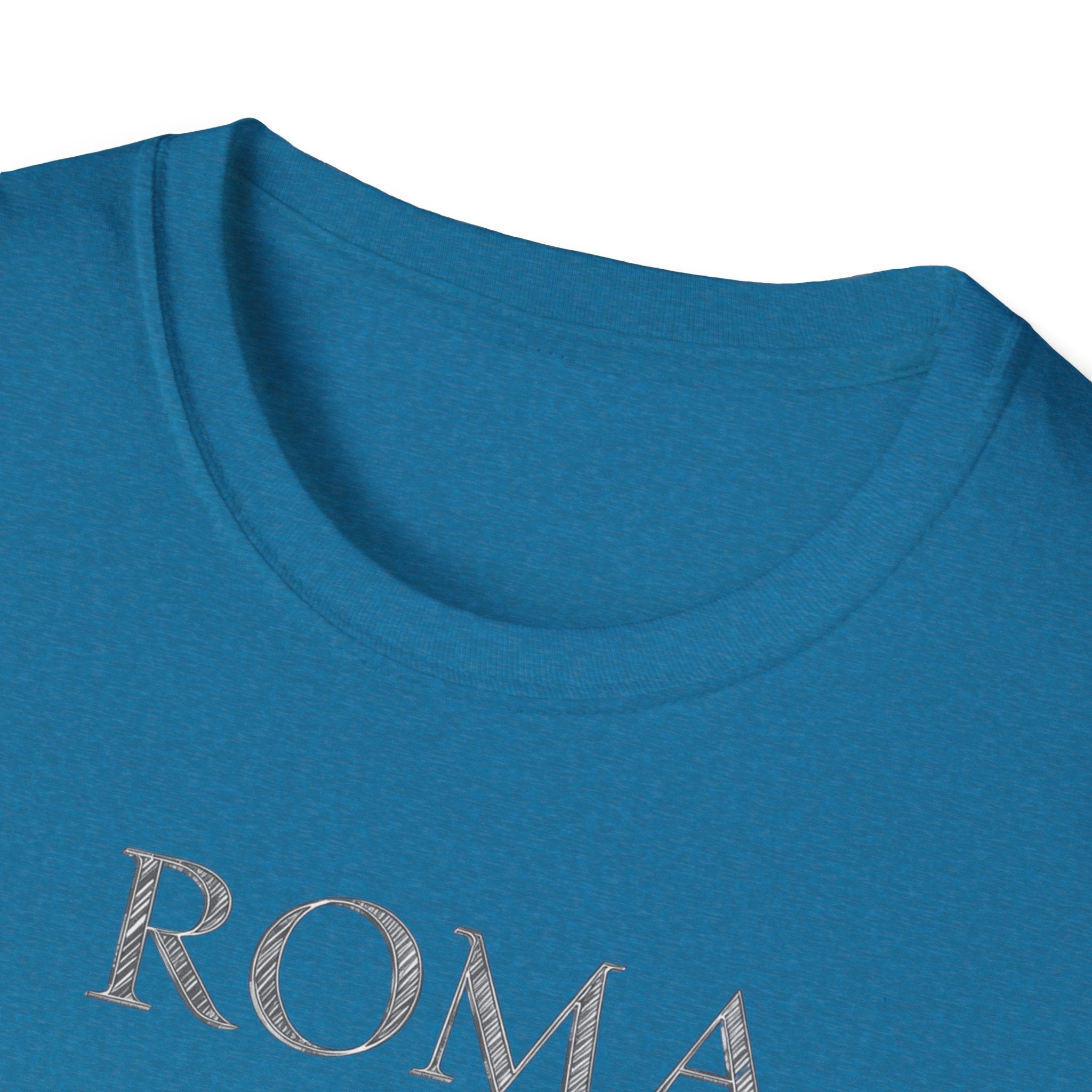 Roma skyline illustration T-Shirt | Colosseum Vatican Stencil